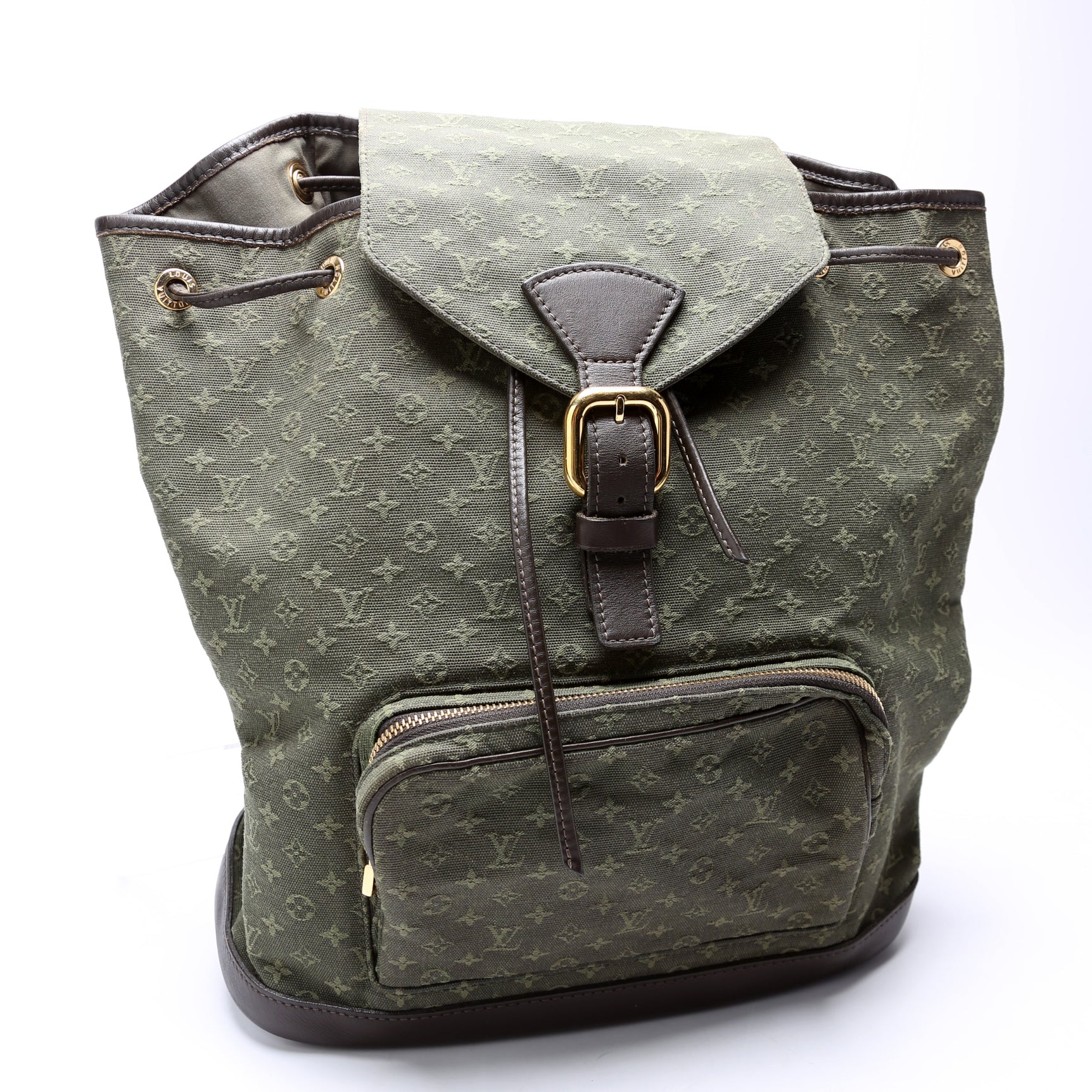 Louis Vuitton Montsouris GM Lin Green Mini Bag