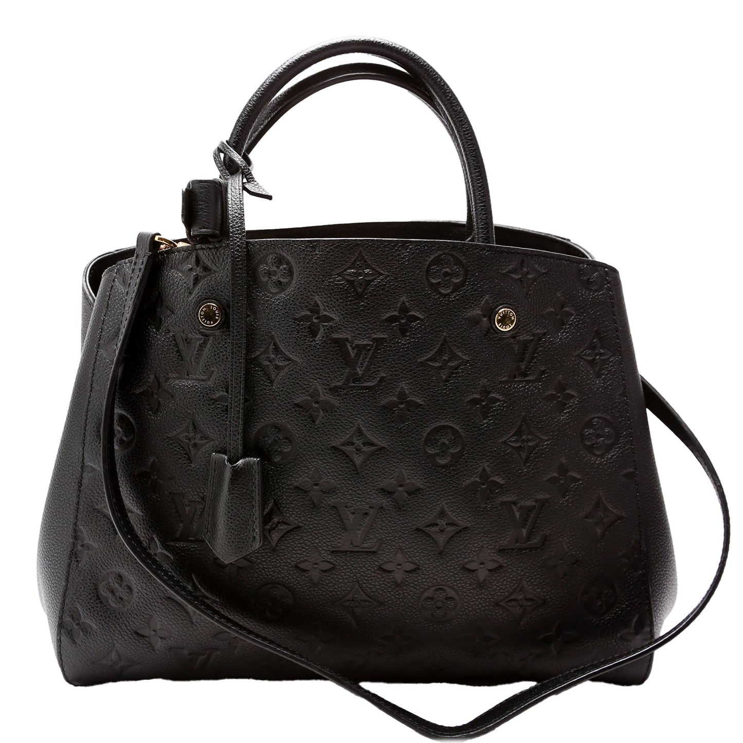 Louis Vuitton Montaigne MM Empreinte Black Handbag
