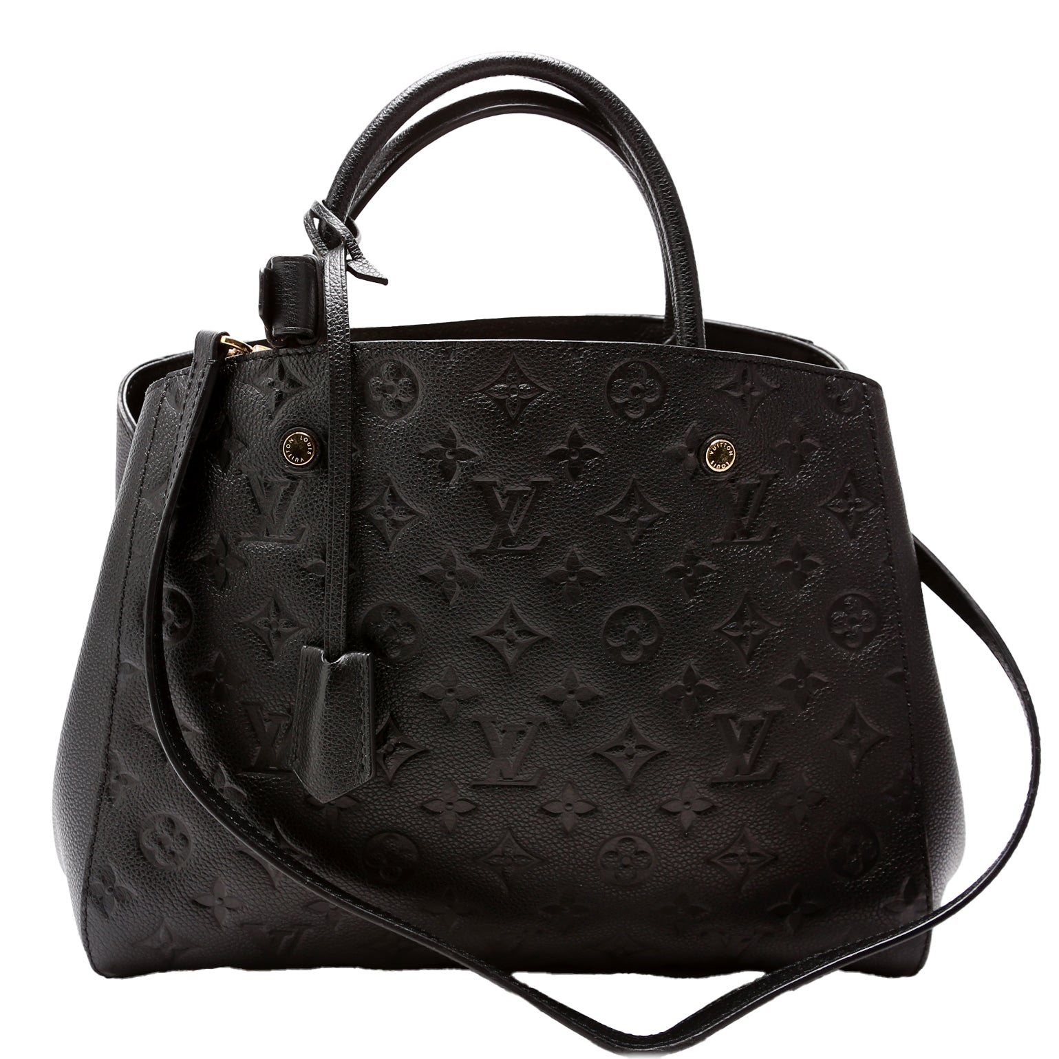 Louis Vuitton Montaigne MM Empreinte Black Handbag