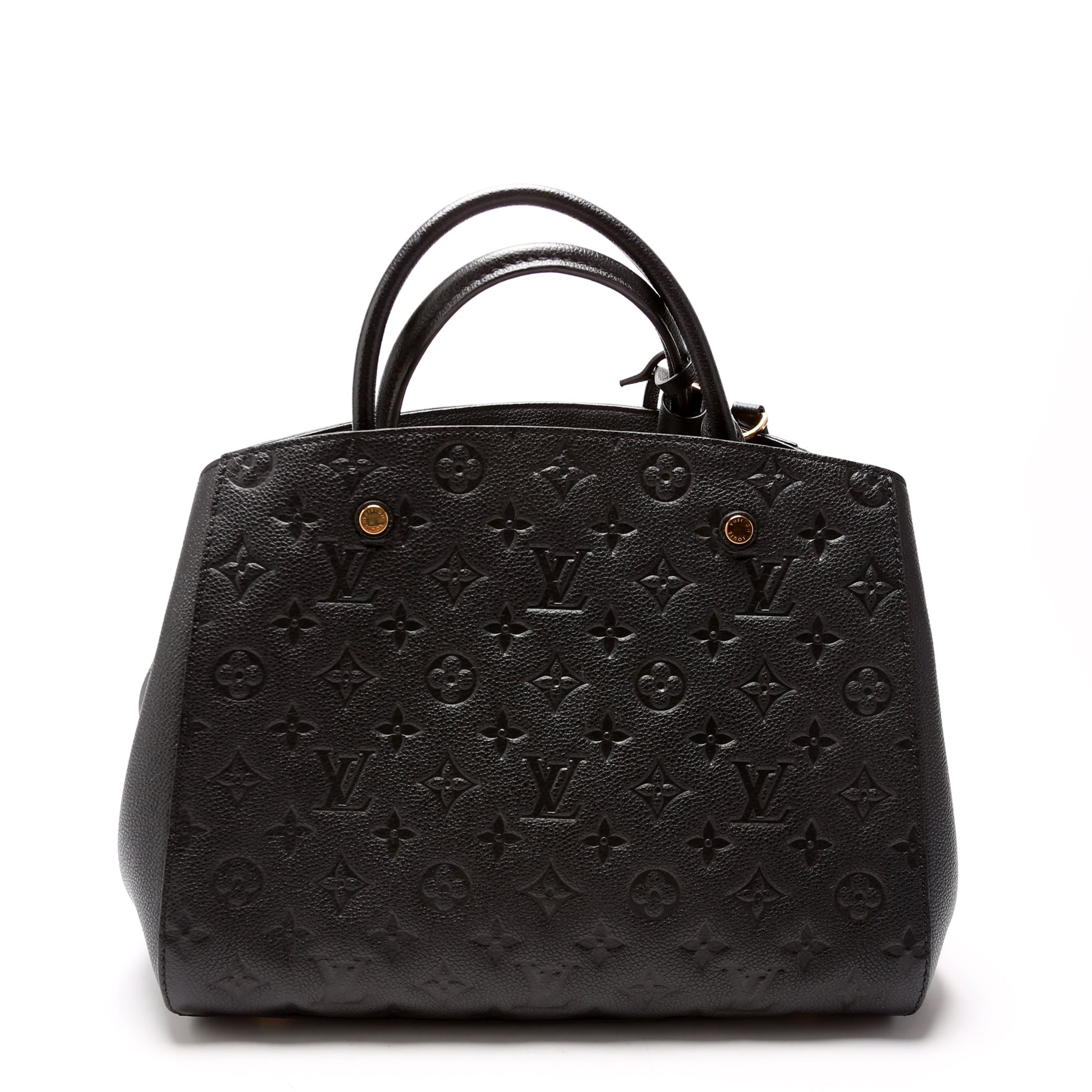 Louis Vuitton Montaigne MM Empreinte Black Handbag
