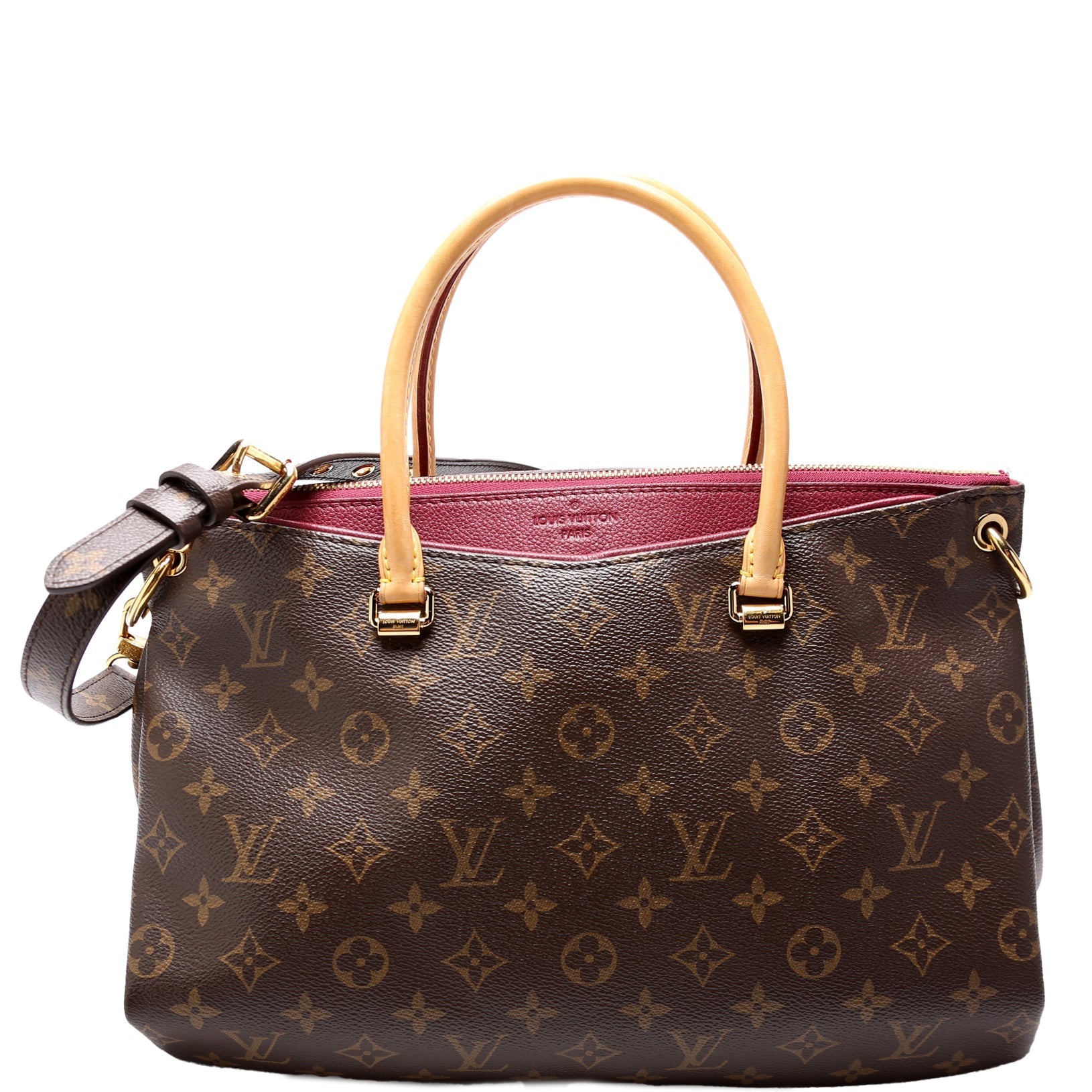 Louis Vuitton Pallas Side Berry Monogram Canvas Tote Bag
