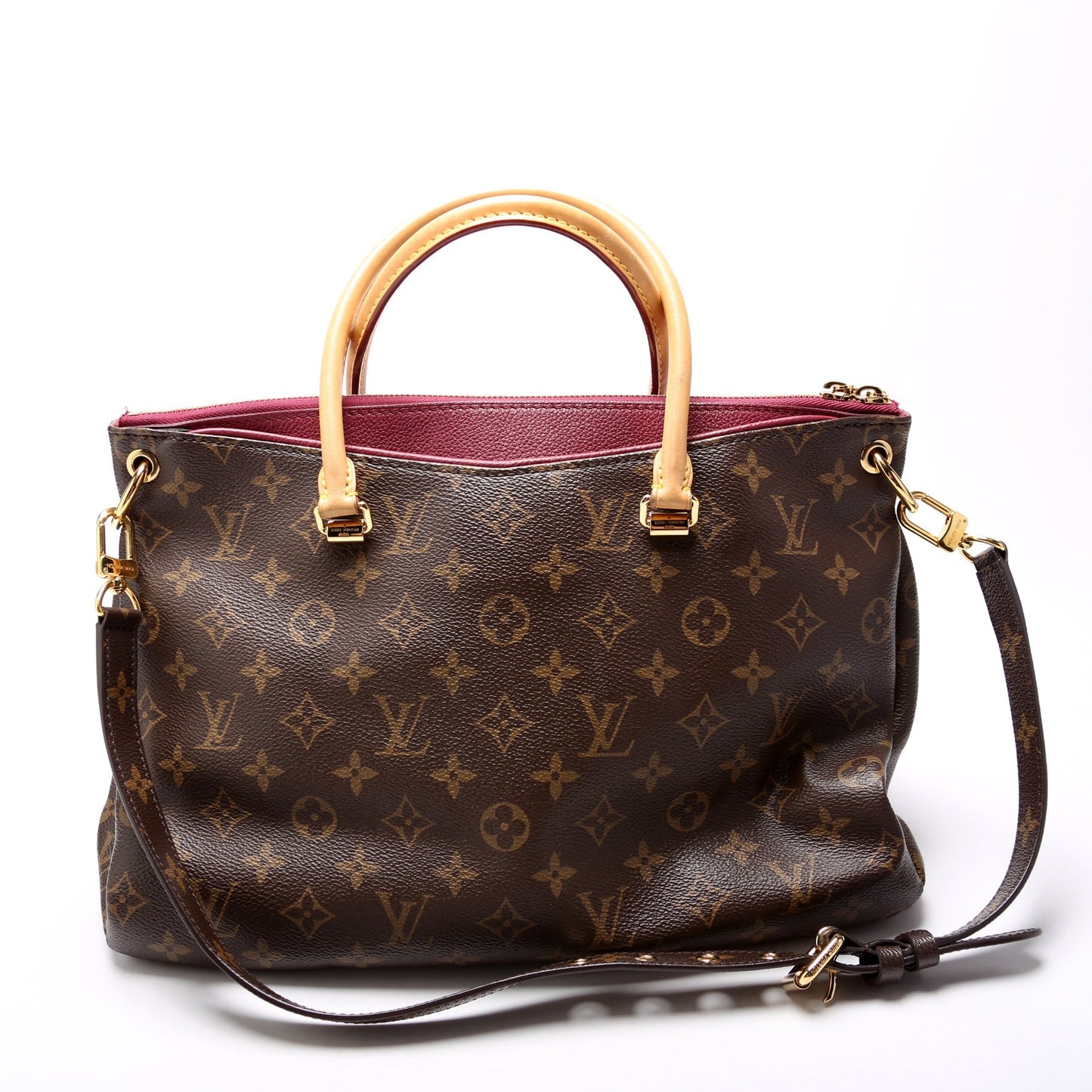 Louis Vuitton Pallas Side Berry Monogram Canvas Tote Bag