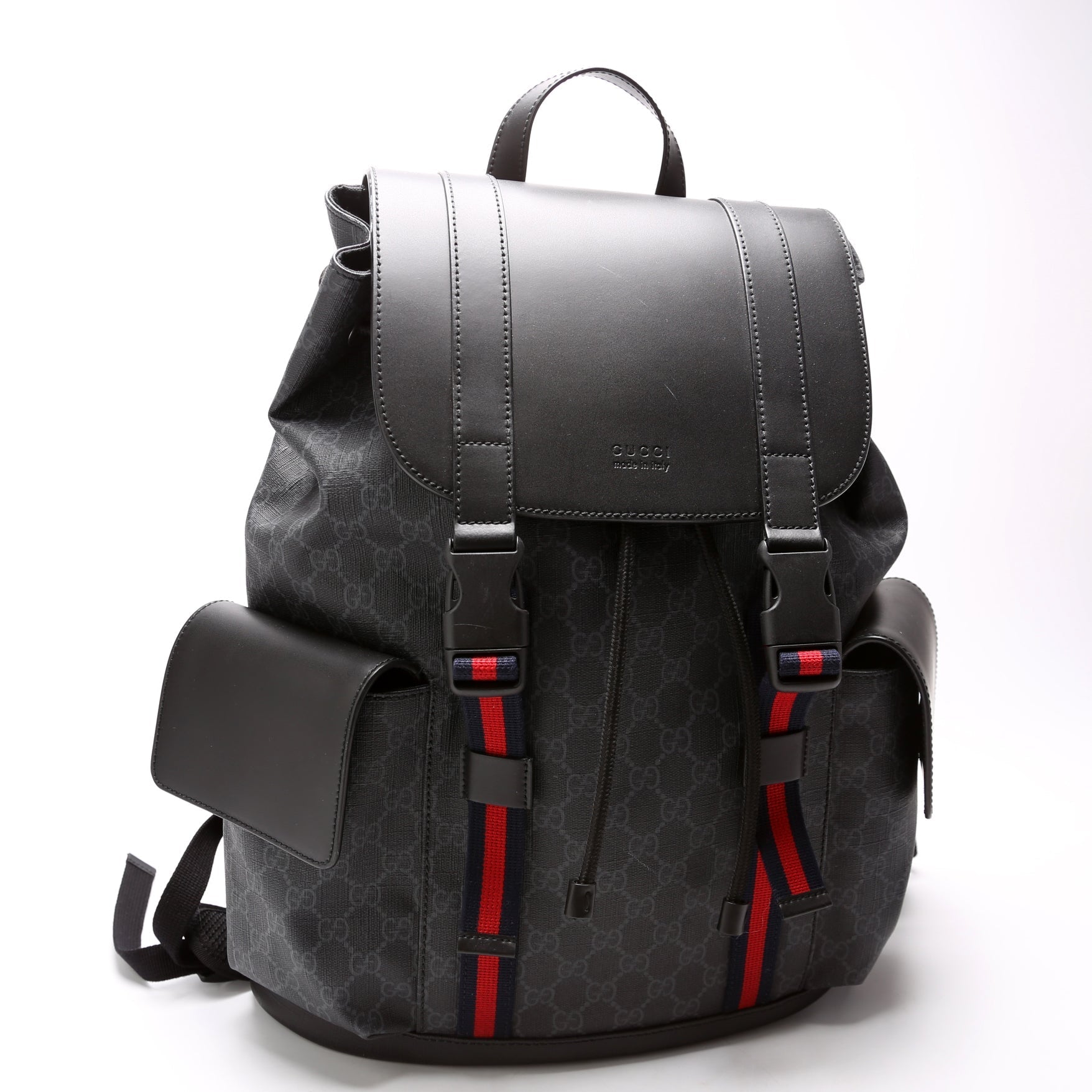 Gucci GG Supreme Backpack Black Backpack Black