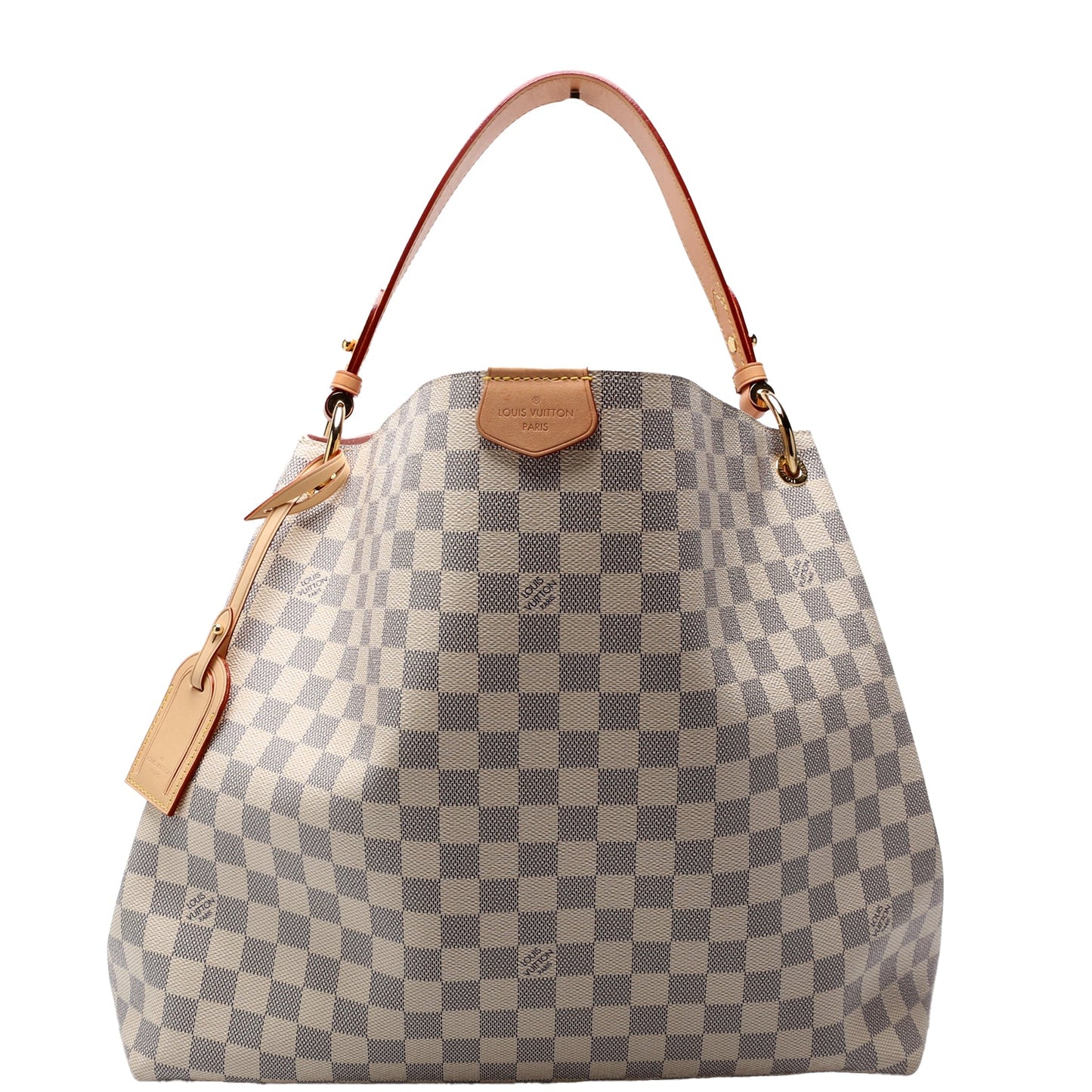 Louis Vuitton Graceful MM Azur Damier Handbag Azur 4