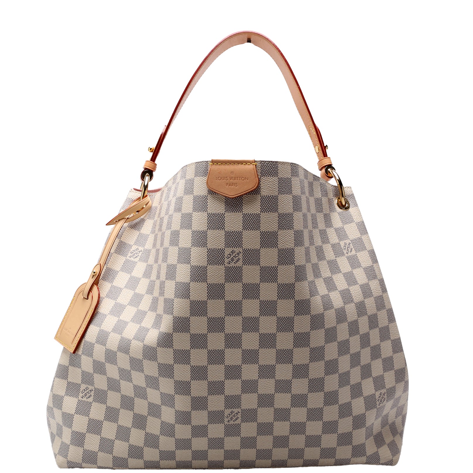 Louis Vuitton Graceful MM Azur Damier Handbag Azur 4