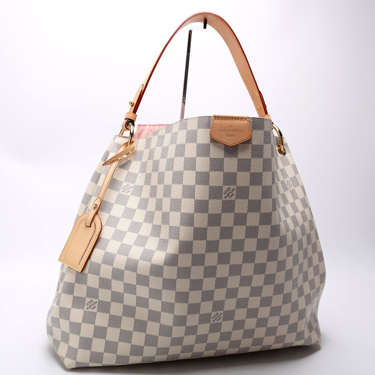 Louis Vuitton Graceful MM Azur Damier Handbag Azur 4