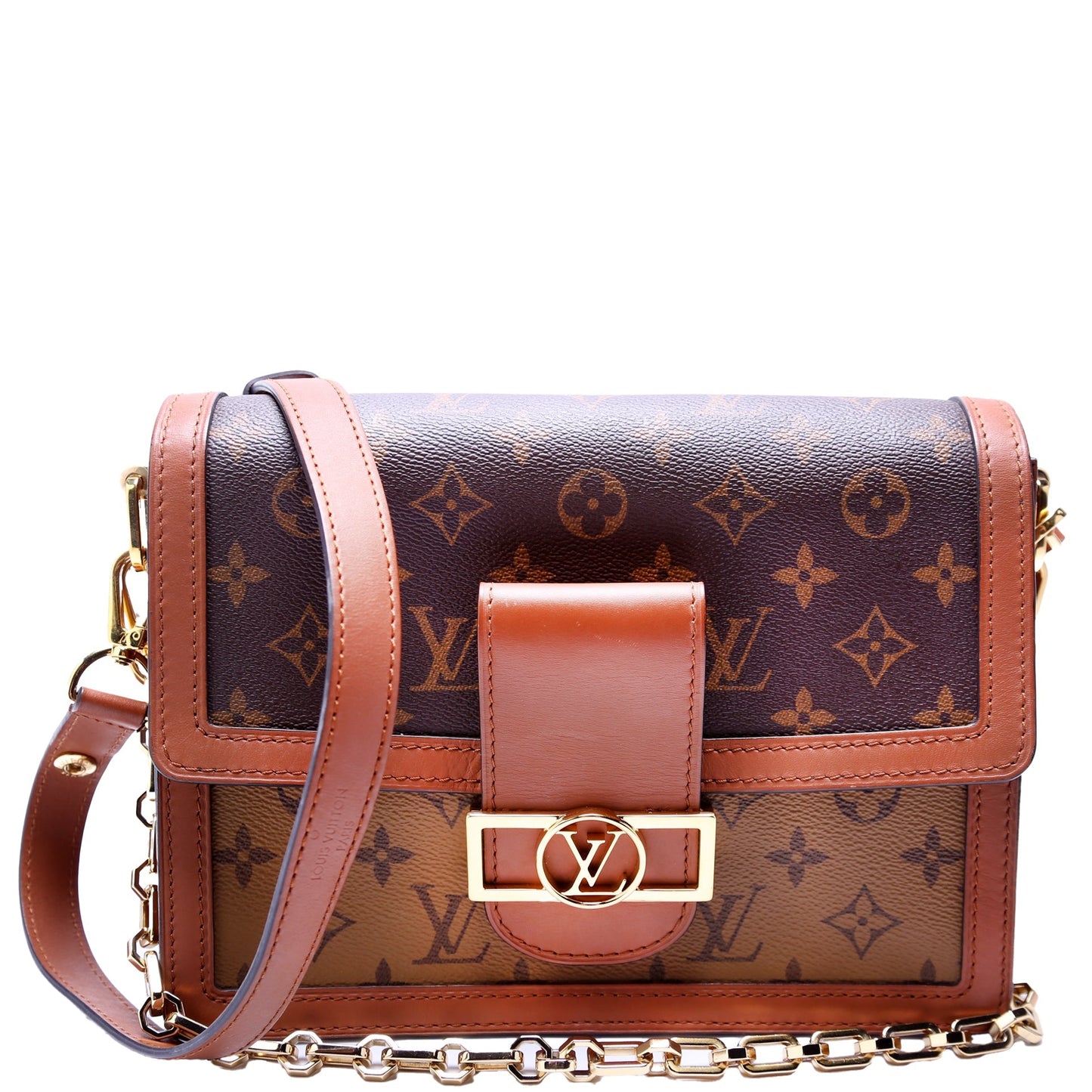 Louis Vuitton Dauphine MM Reverse Monogram Handbag Monogram 2