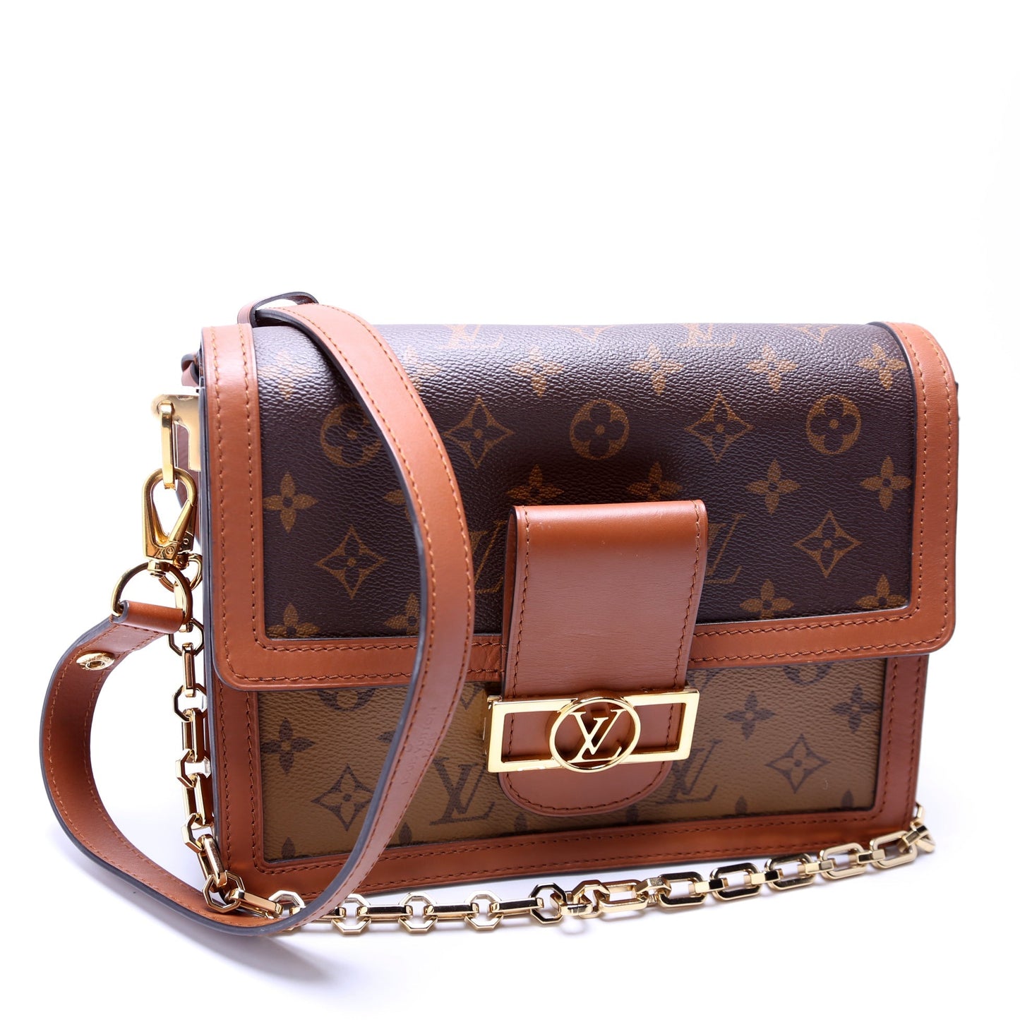 Louis Vuitton Dauphine MM Reverse Monogram Handbag Monogram 2