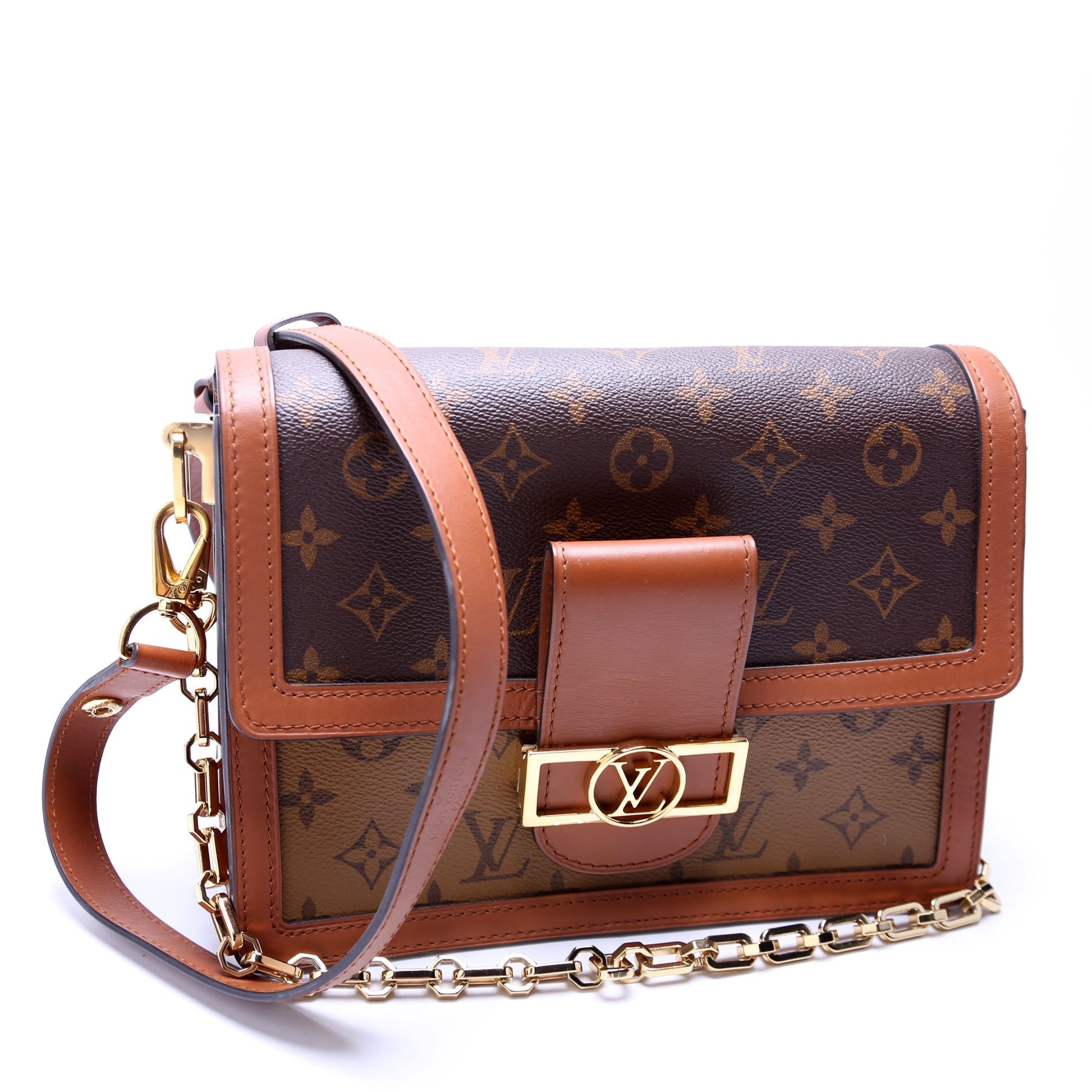 Louis Vuitton Dauphine MM Reverse Monogram Handbag Monogram 2