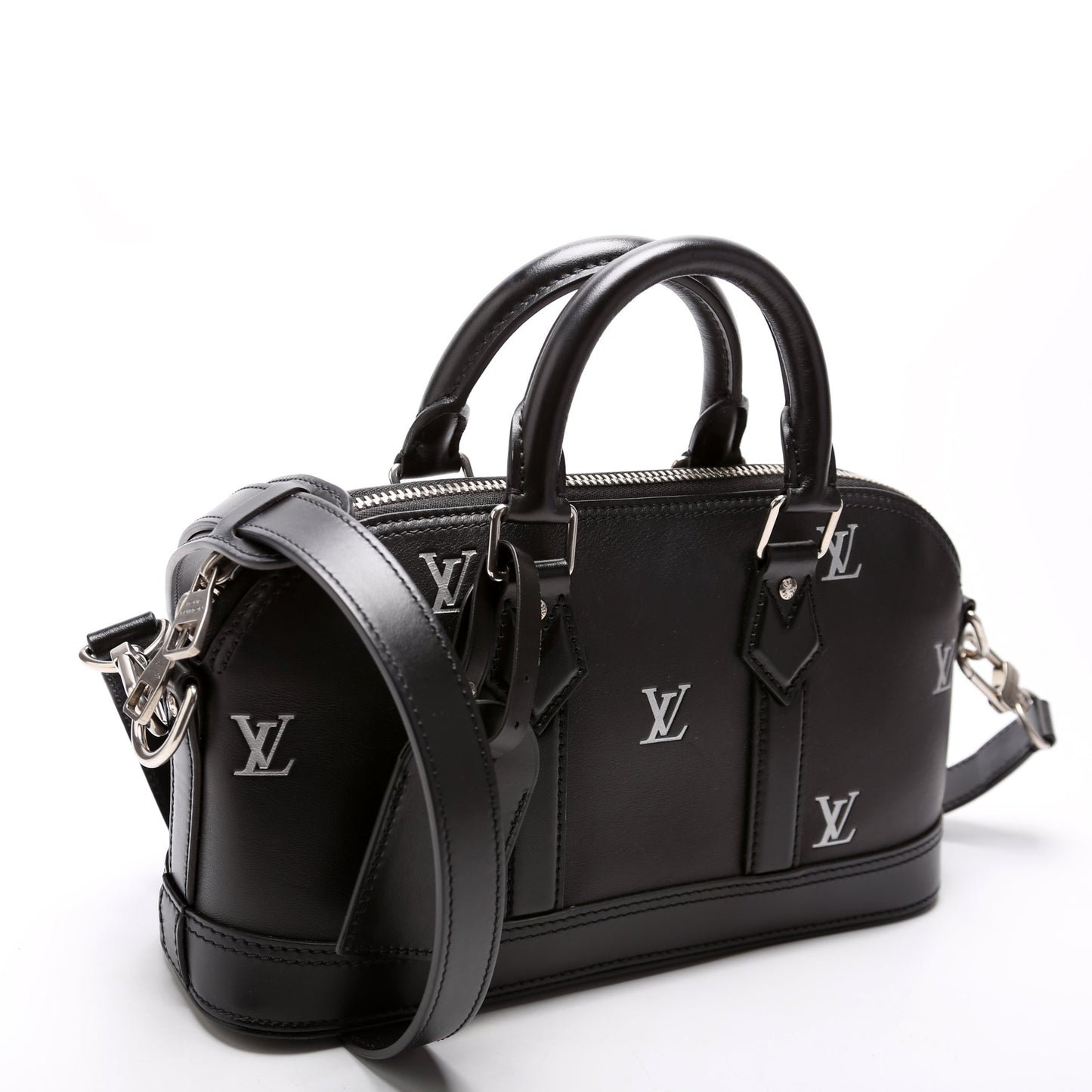 Louis Vuitton Alma East West Blason Calfskin Handbag