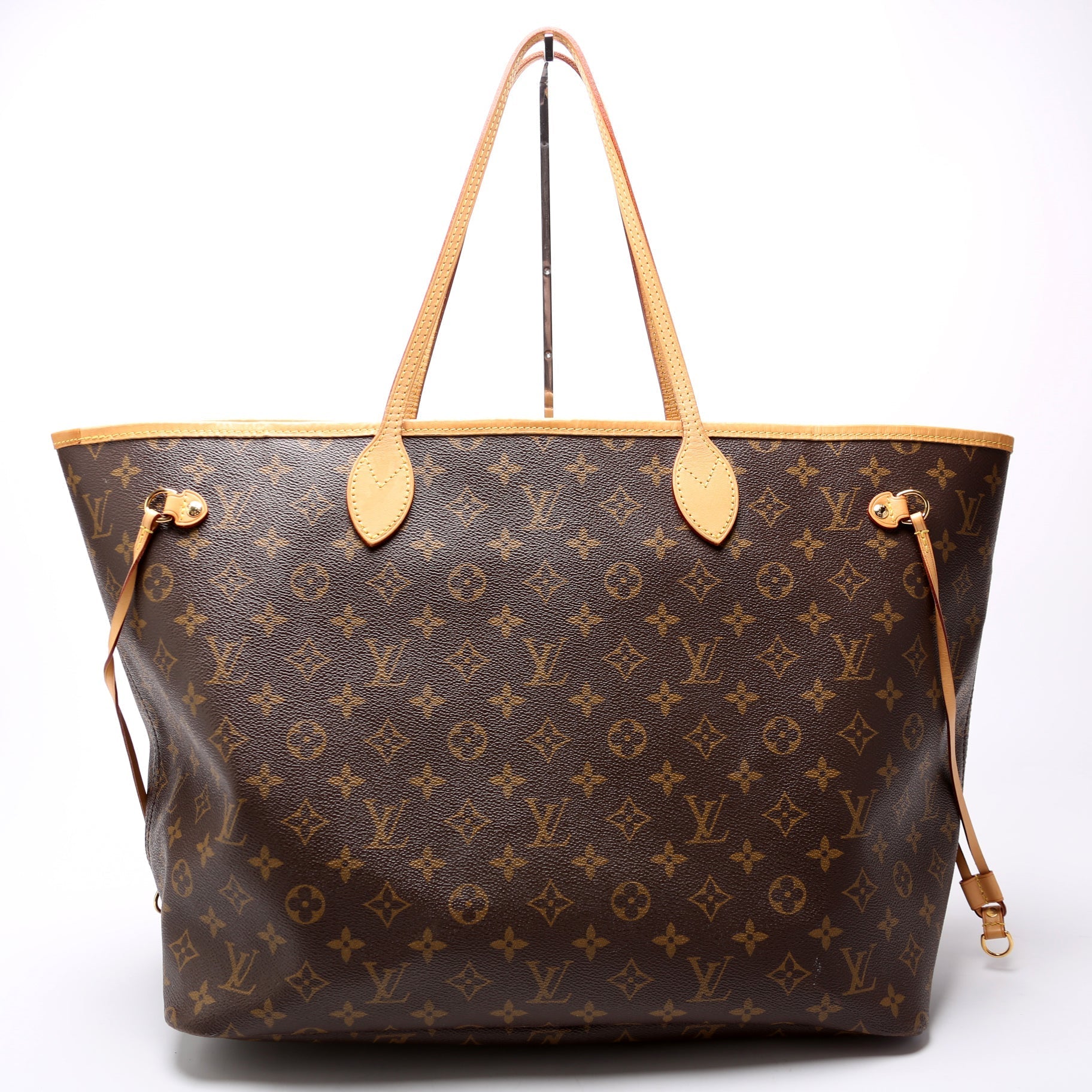 Louis Vuitton Neverfull GM Monogram Beige Tote Bag