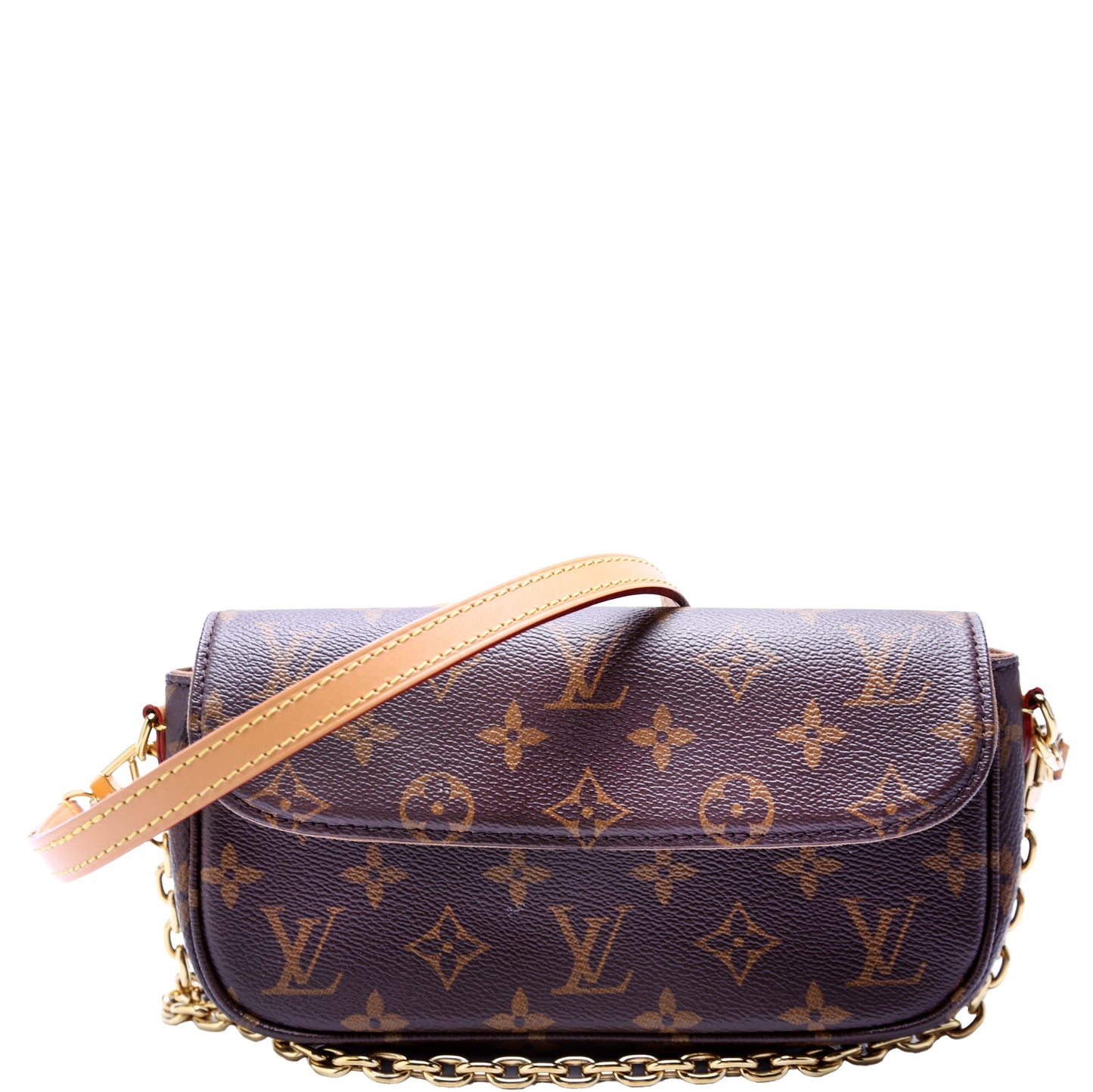 Louis Vuitton Ivy On Monogram Wallet Case Chain Monogram