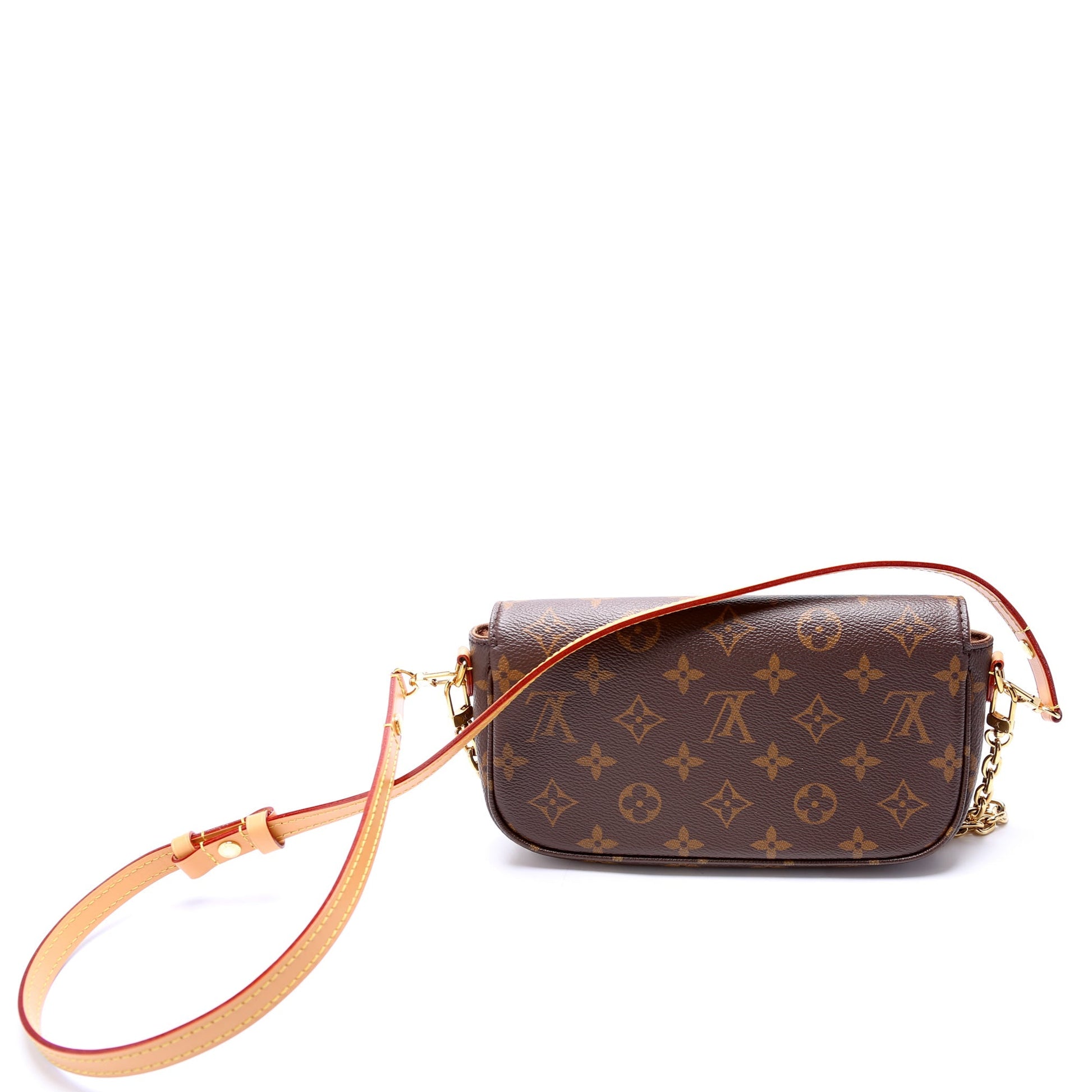Louis Vuitton Ivy On Monogram Wallet Case Chain Monogram