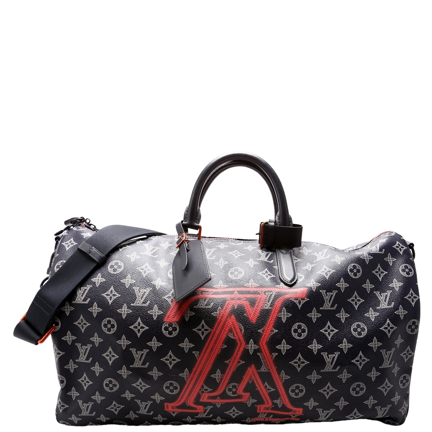 Louis Vuitton Keepall 50 Bandouliere Upside Down Monogram Travel Bag