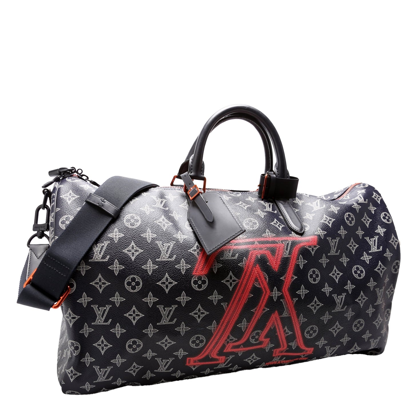 Louis Vuitton Keepall 50 Bandouliere Upside Down Monogram Travel Bag
