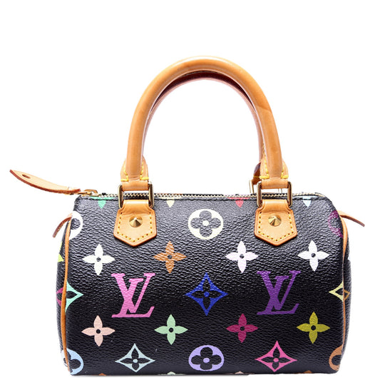 Louis Vuitton Speedy HL Monogram Multicolor Black Handbag