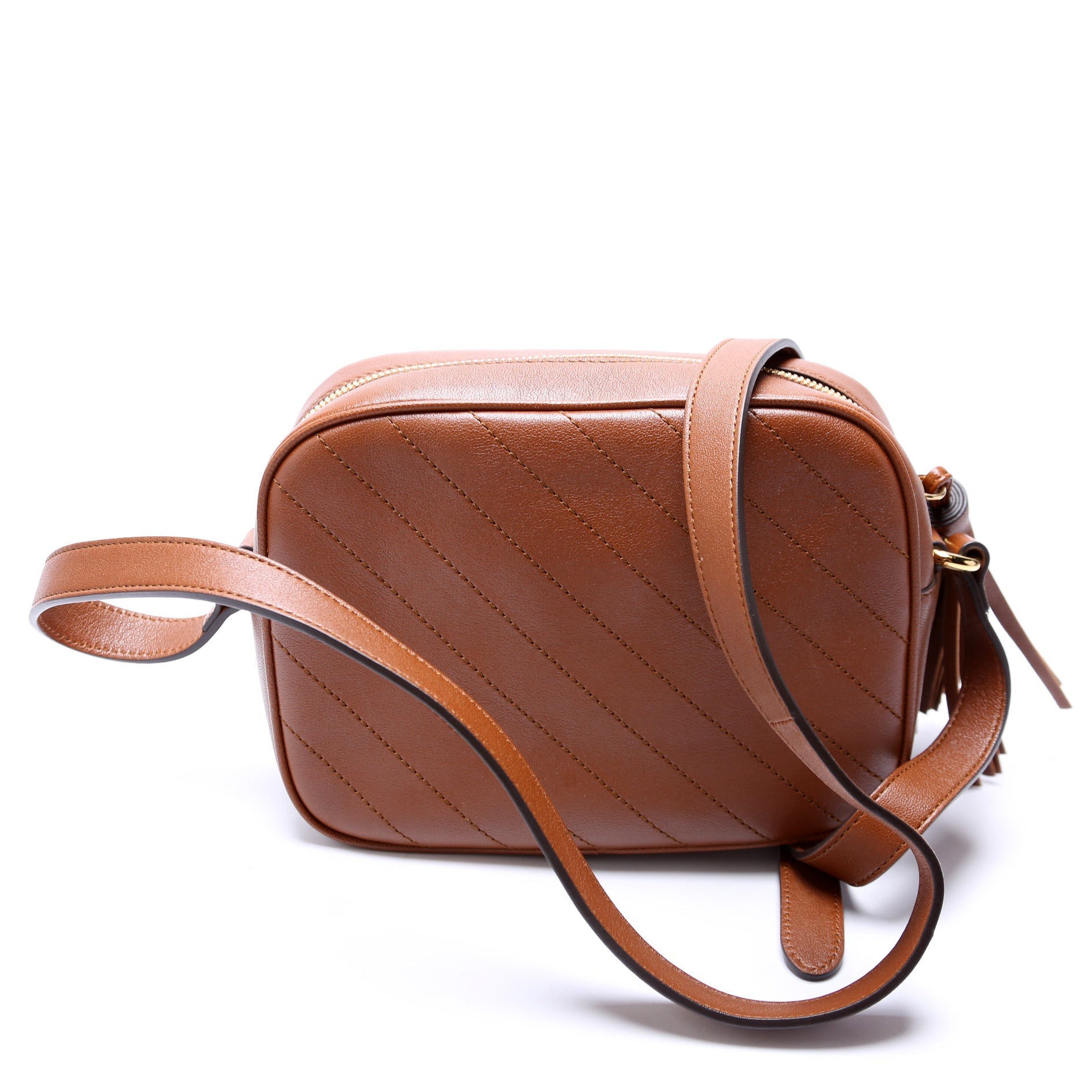 Gucci Blondie Leather Brown Small Shoulder Bag