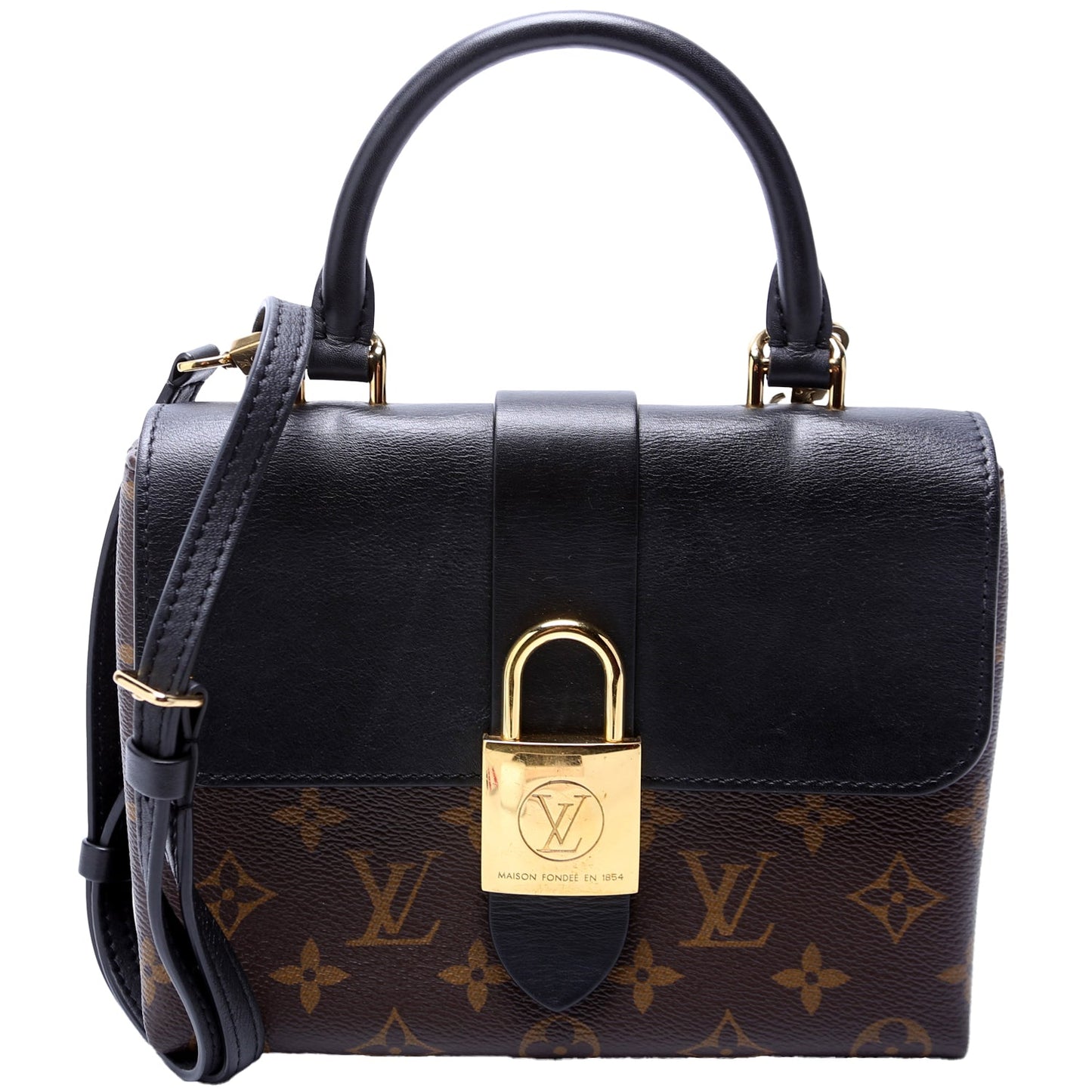 Louis Vuitton Locky BB Monogram Black Handbag Monogram Black