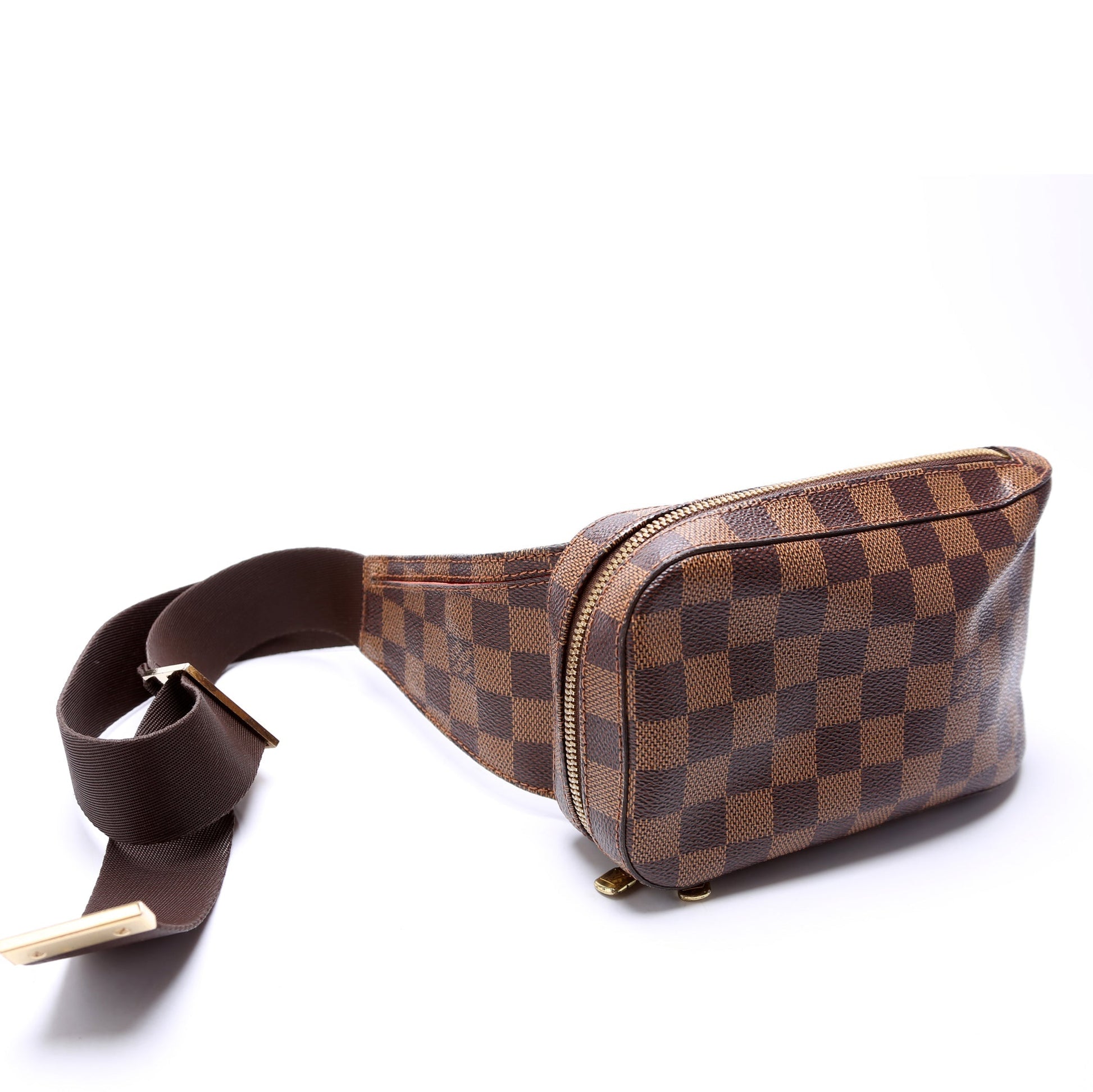 Louis Vuitton Geronimos Ebene Damier Handbag Ebene 30