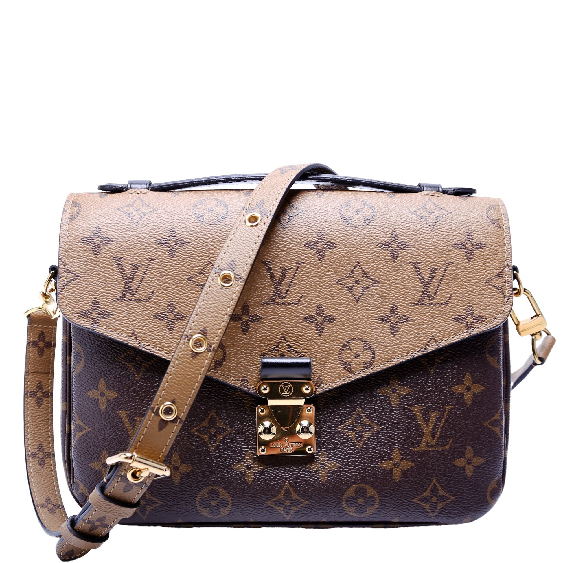 Louis Vuitton Pochette Metis Reverse Monogram Clutch Bag Monogram 11