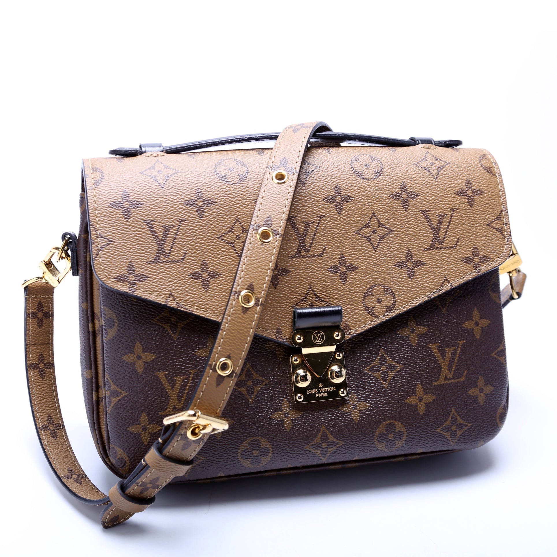 Louis Vuitton Pochette Metis Reverse Monogram Clutch Bag Monogram 11