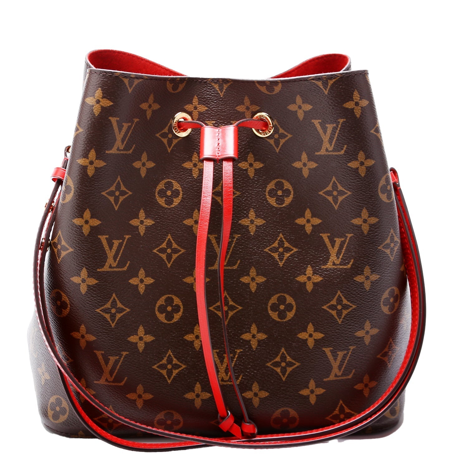 Louis Vuitton Neonoe Monogram Red Handbag