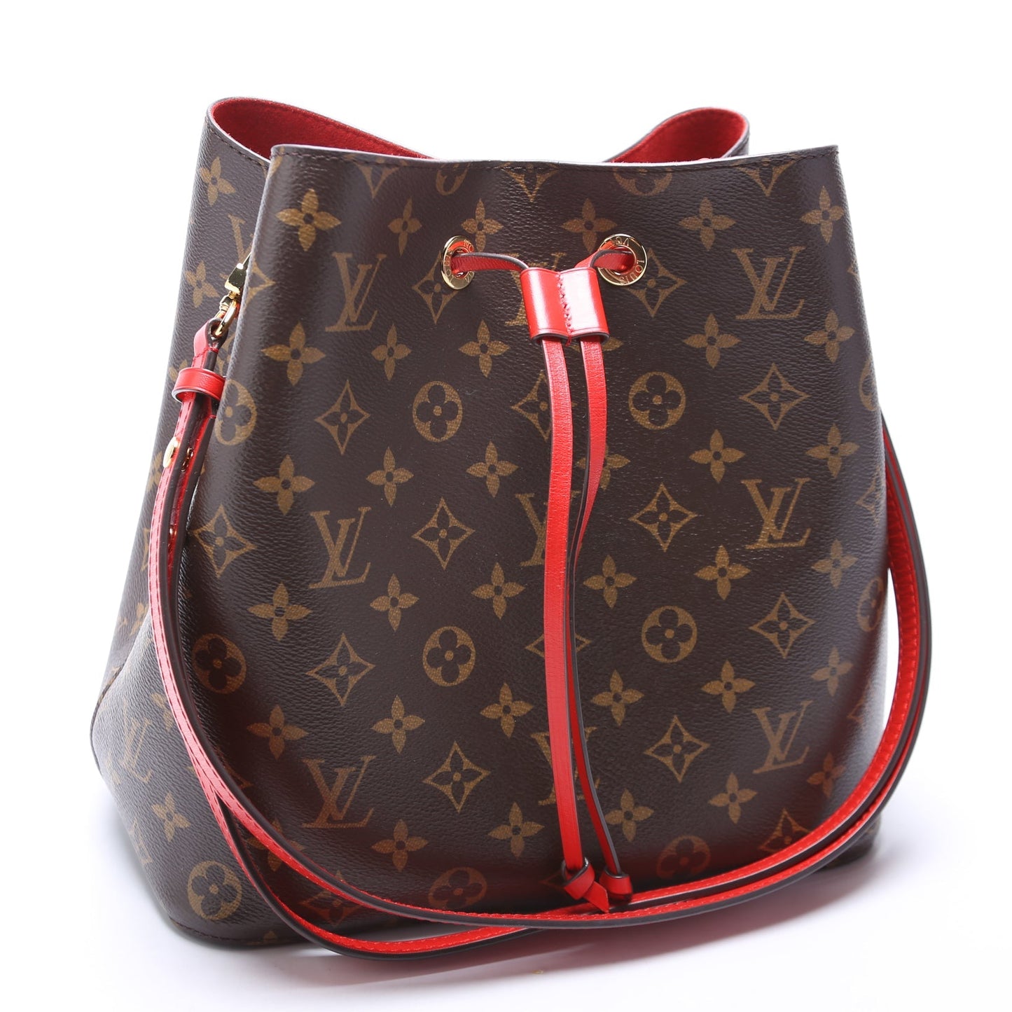 Louis Vuitton Neonoe Monogram Red Handbag