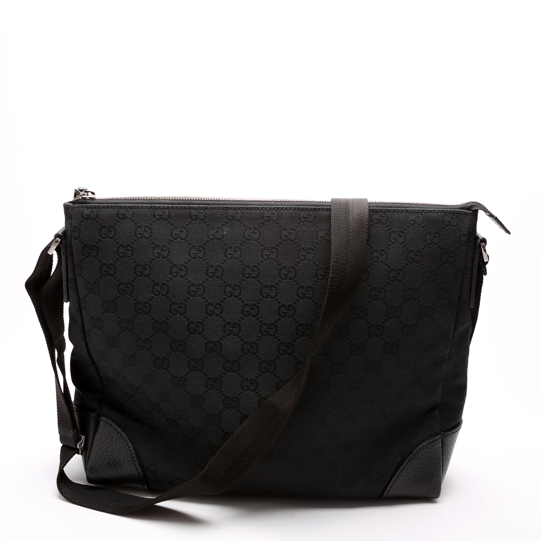 Gucci GG Joy Messenger Canvas Black Travel Bag