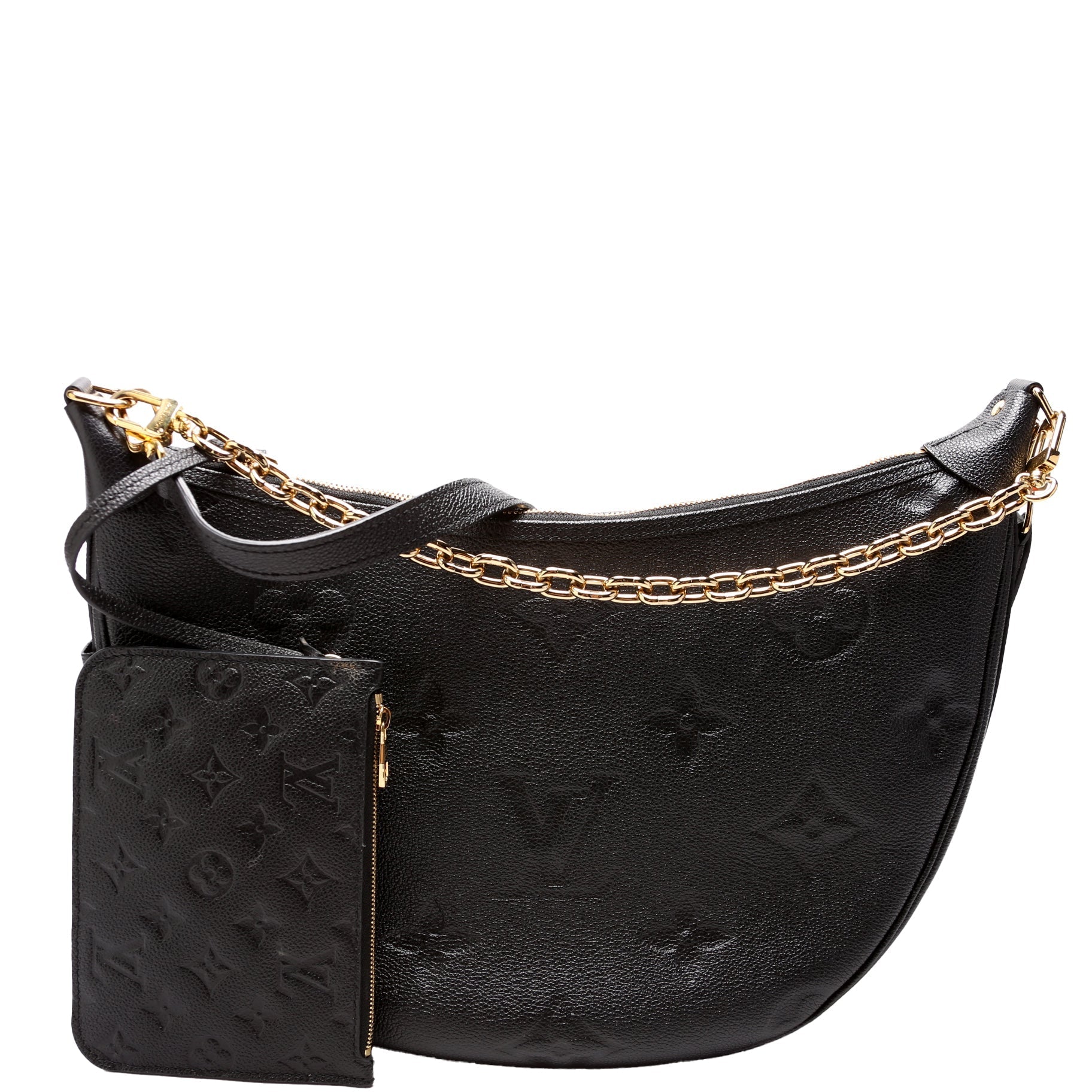 Louis Vuitton Loop Empreinte Black Shoulder Bag Black 1