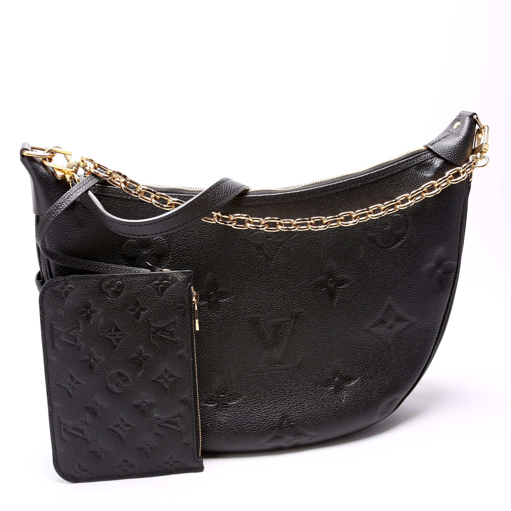 Louis Vuitton Loop Empreinte Black Shoulder Bag Black 1