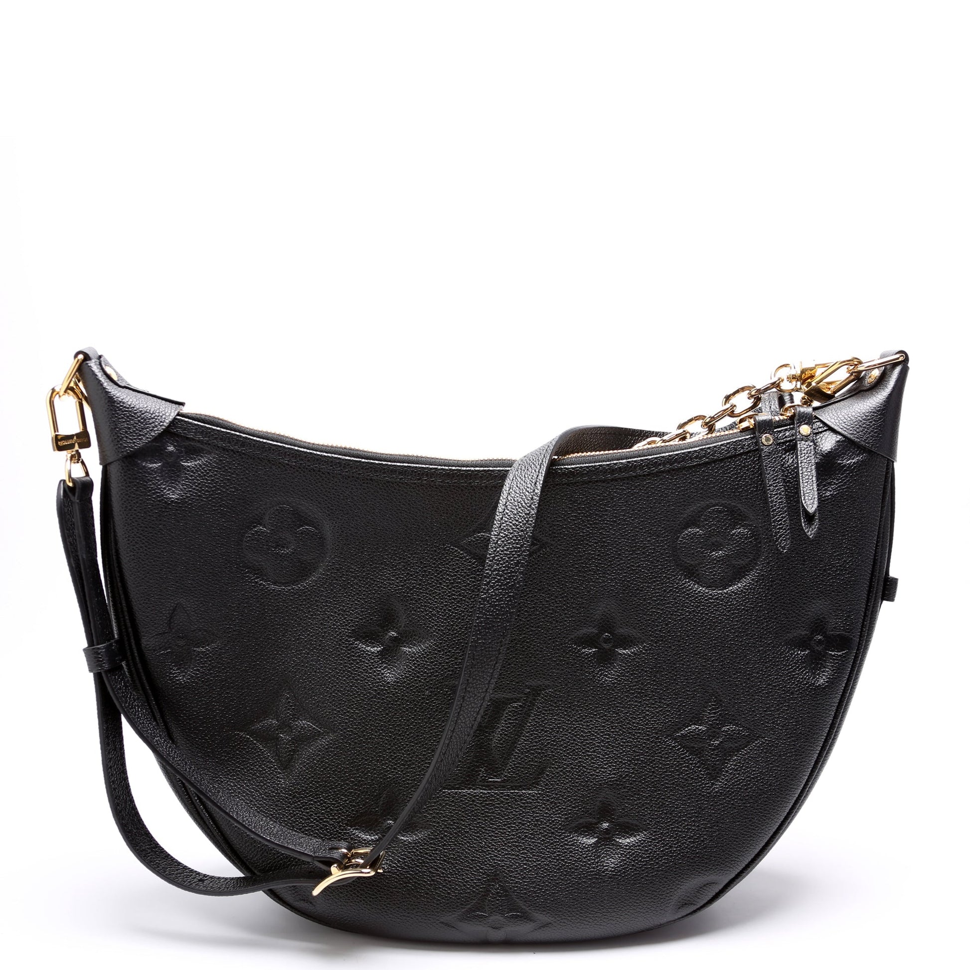 Louis Vuitton Loop Empreinte Black Shoulder Bag Black 1