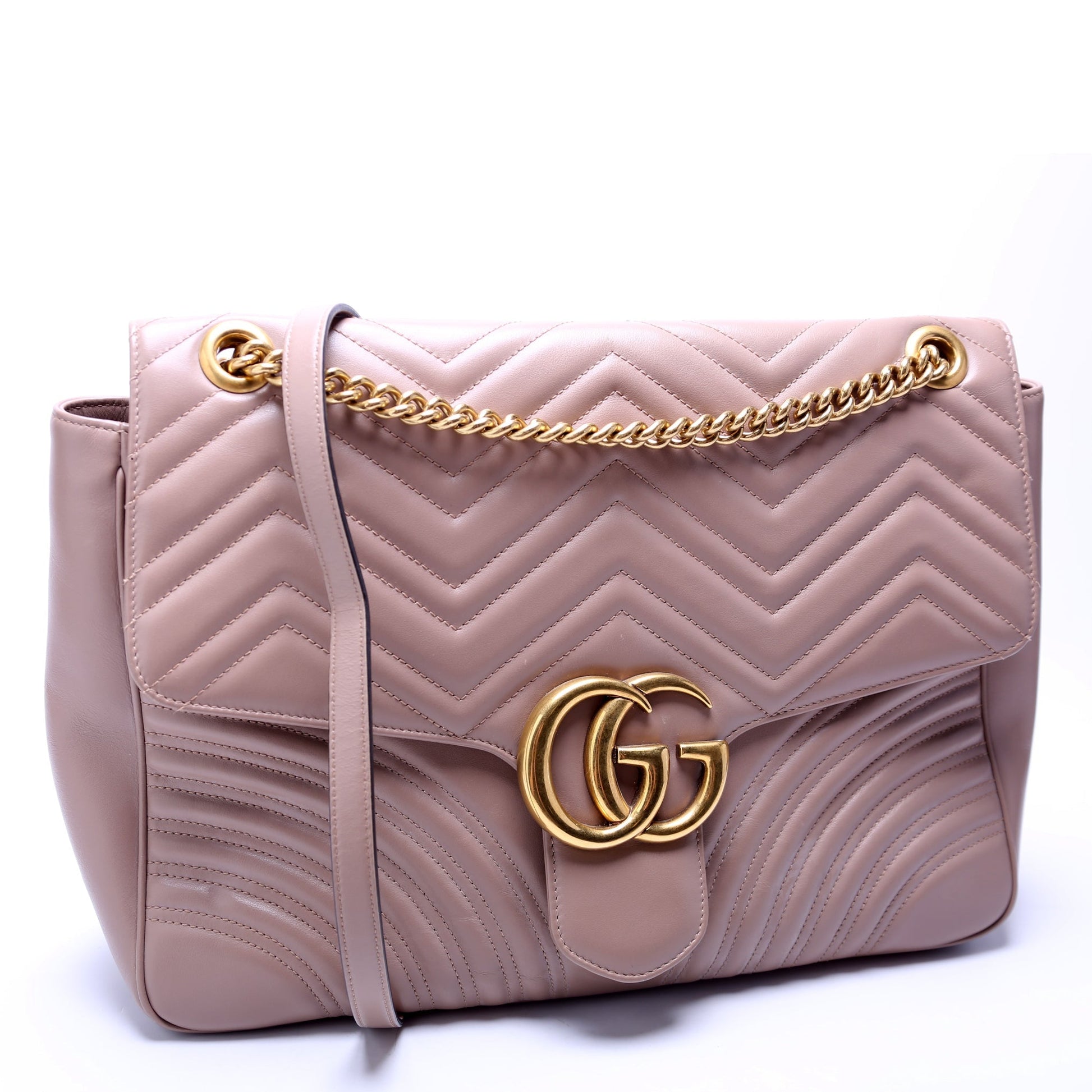 Gucci Marmont Beige Large Travel Bag