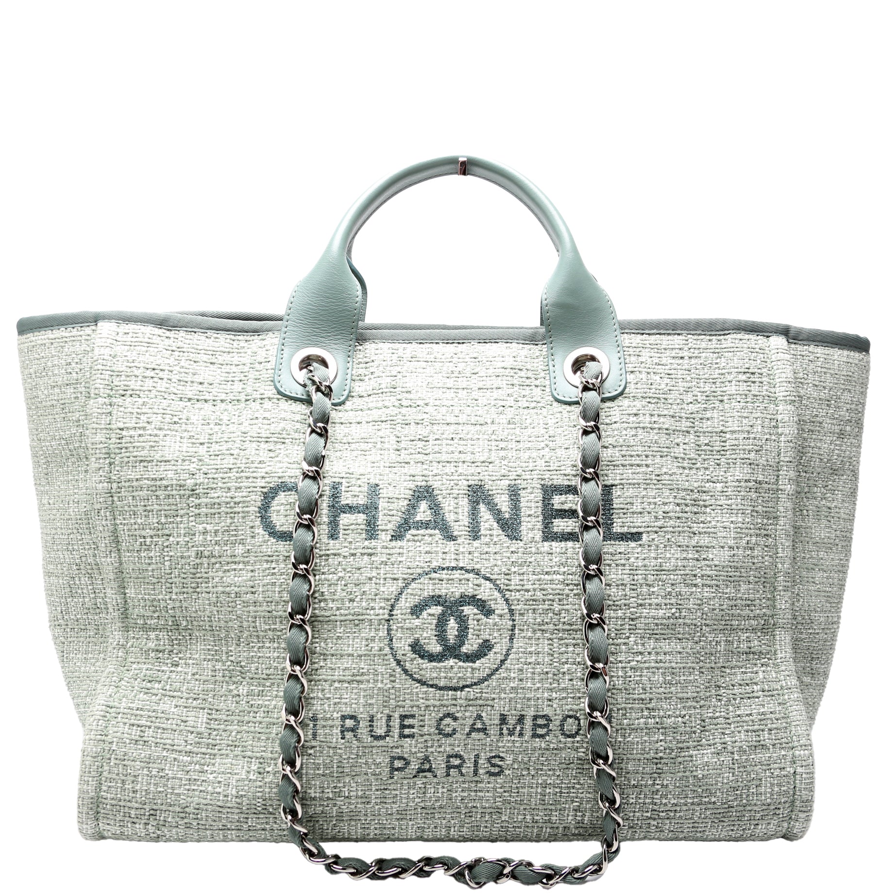 Chanel Deauville Mixed Fibers 25M Handbag