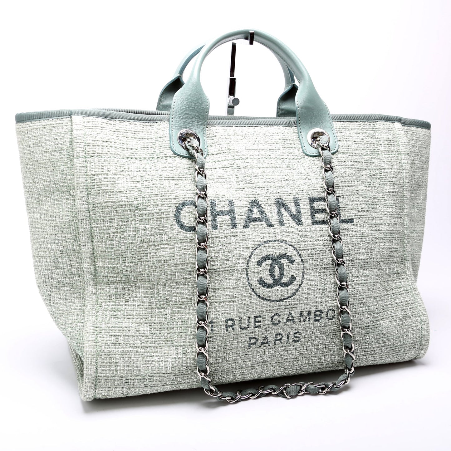 Chanel Deauville Mixed Fibers 25M Handbag