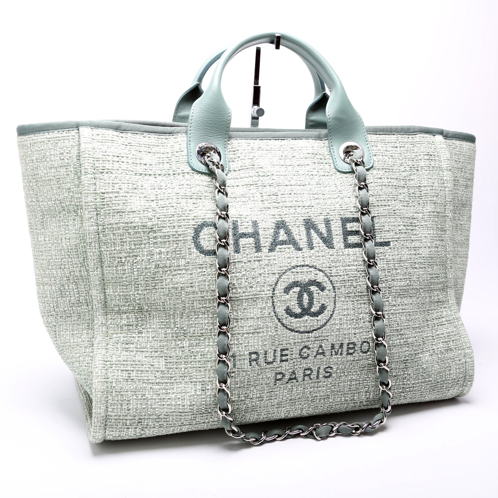 Chanel Deauville Mixed Fibers 25M Handbag