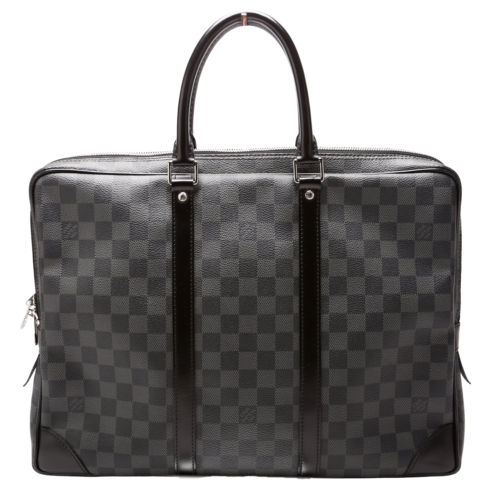 Louis Vuitton Porte Documents Briefcase Graphite Damier Handbag