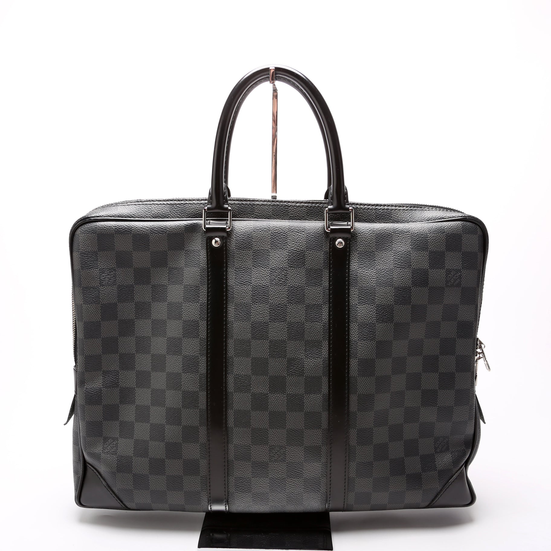 Louis Vuitton Porte Documents Briefcase Graphite Damier Handbag