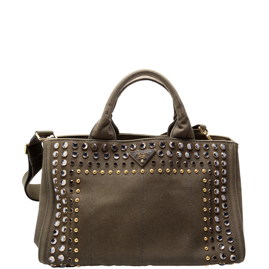 Prada Canapa Bijoux Tote Bag