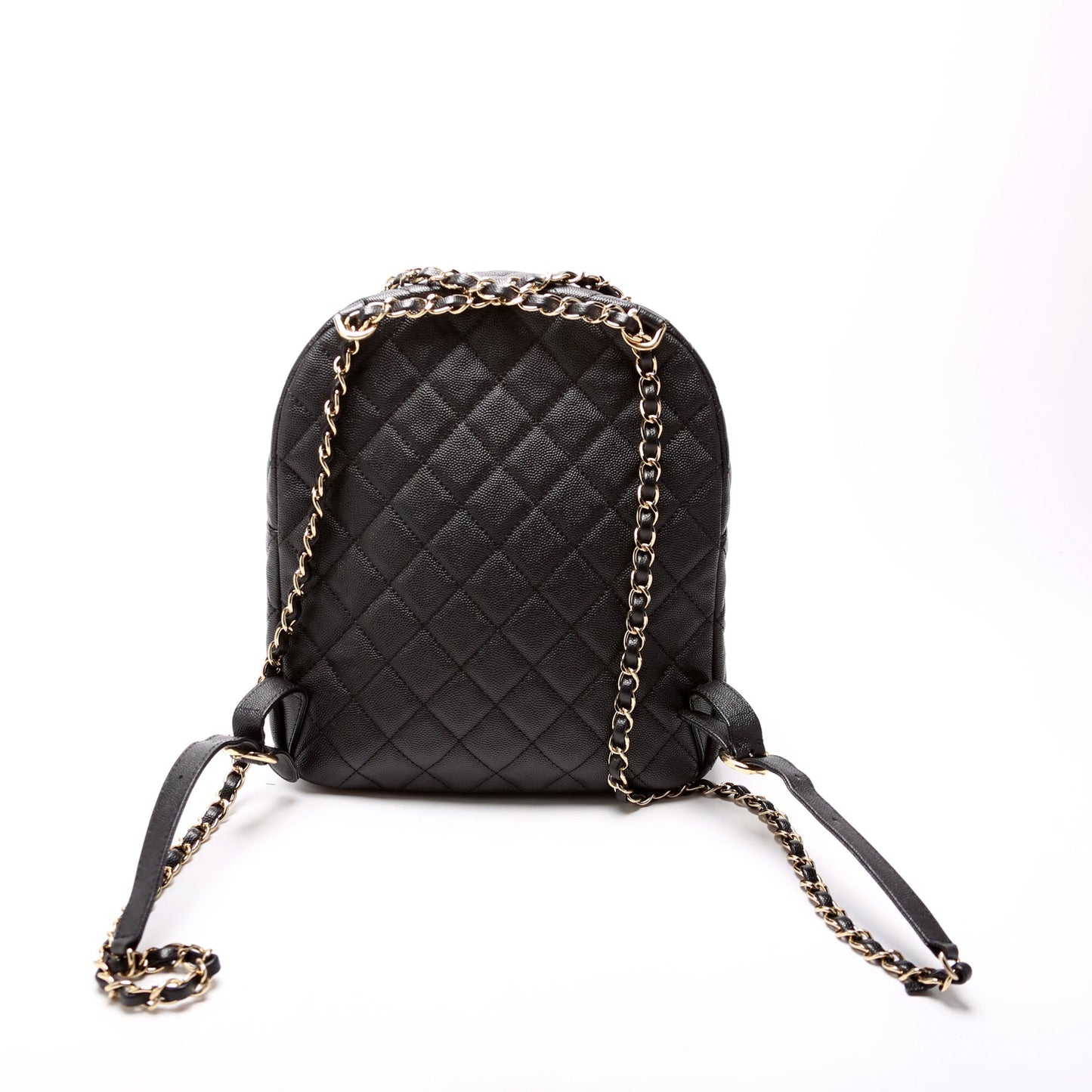 Chanel Zip Around Backpack Caviar 26M Black