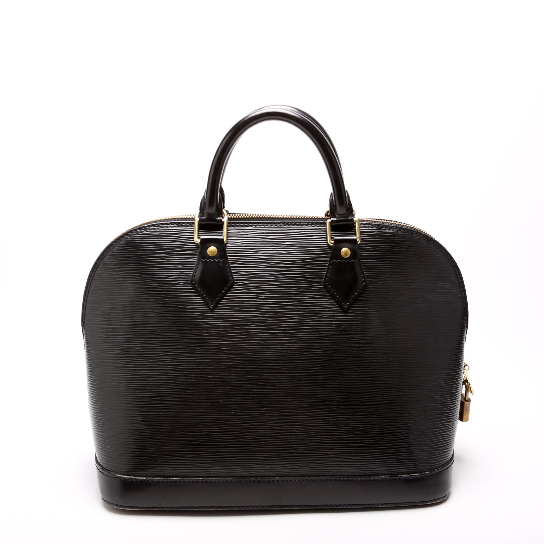 Louis Vuitton Alma PM Older Epi Black Handbag Older Black