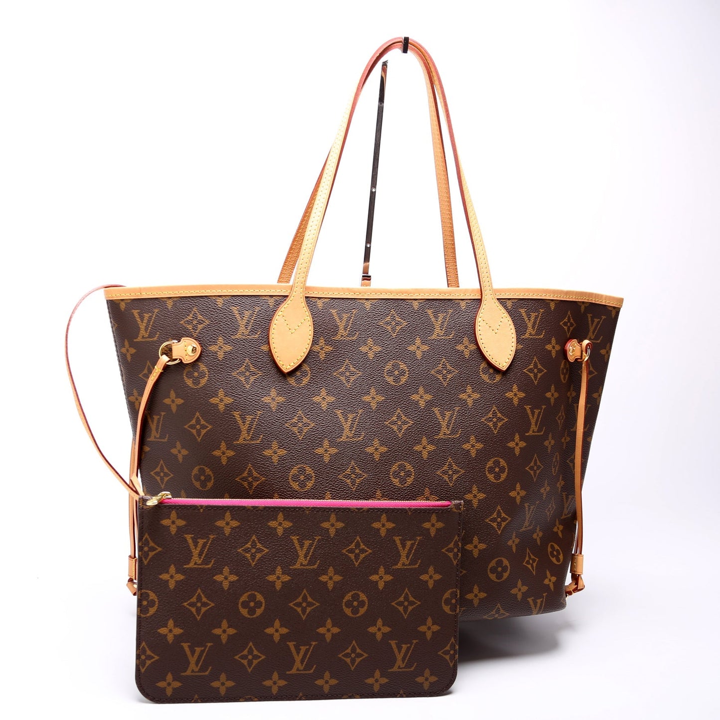Louis Vuitton Neverfull MM Monogram Pink Wallet Case