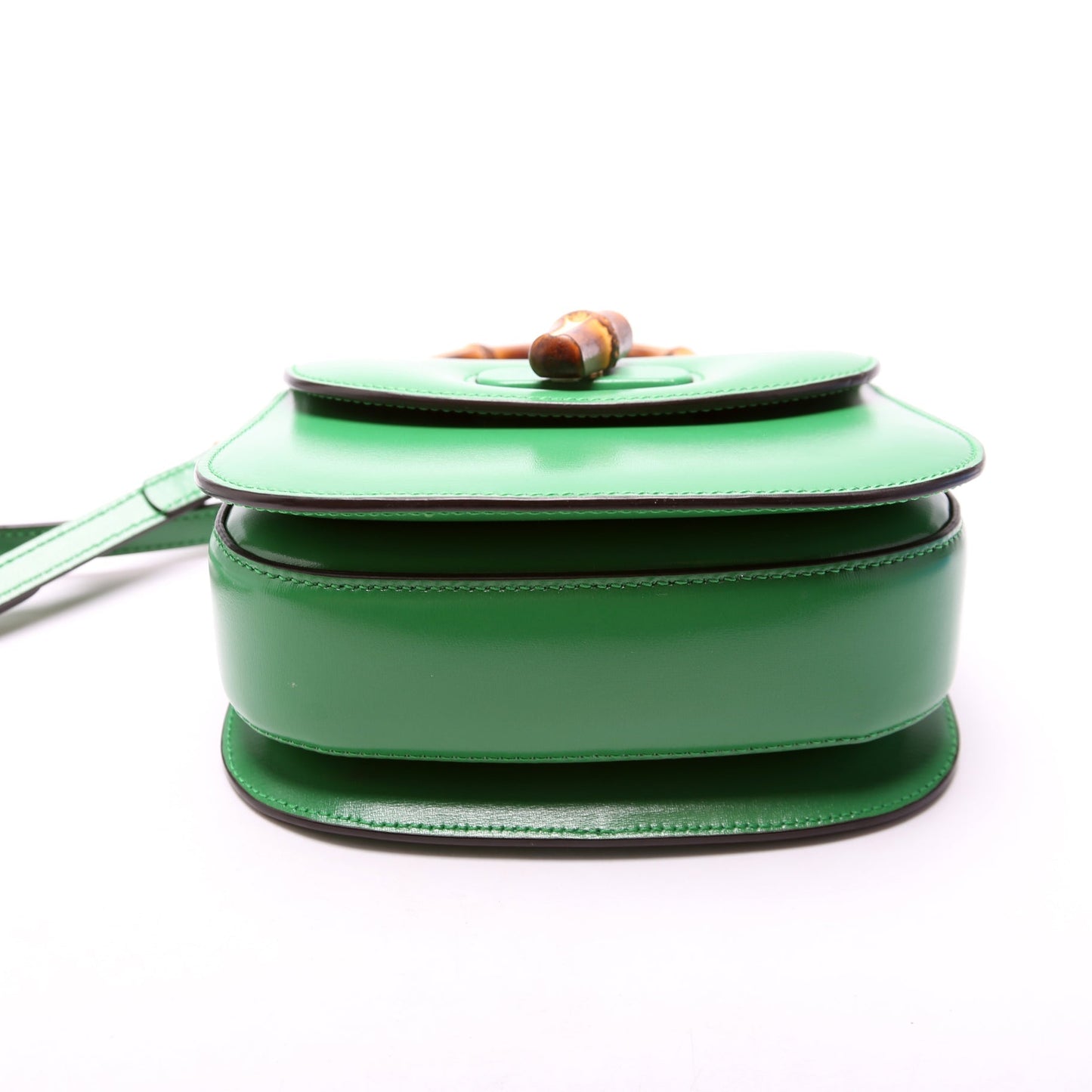 Gucci Bamboo Green Mini Top Handle Travel Bag