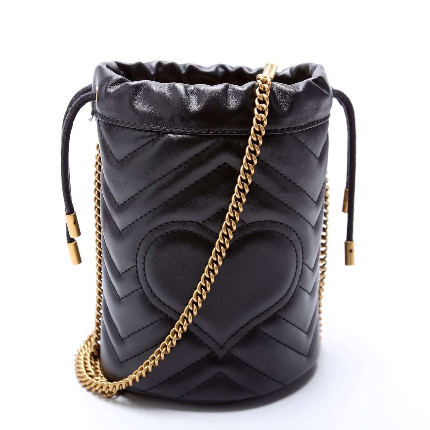 Gucci Marmont Black Mini Bucket Bag