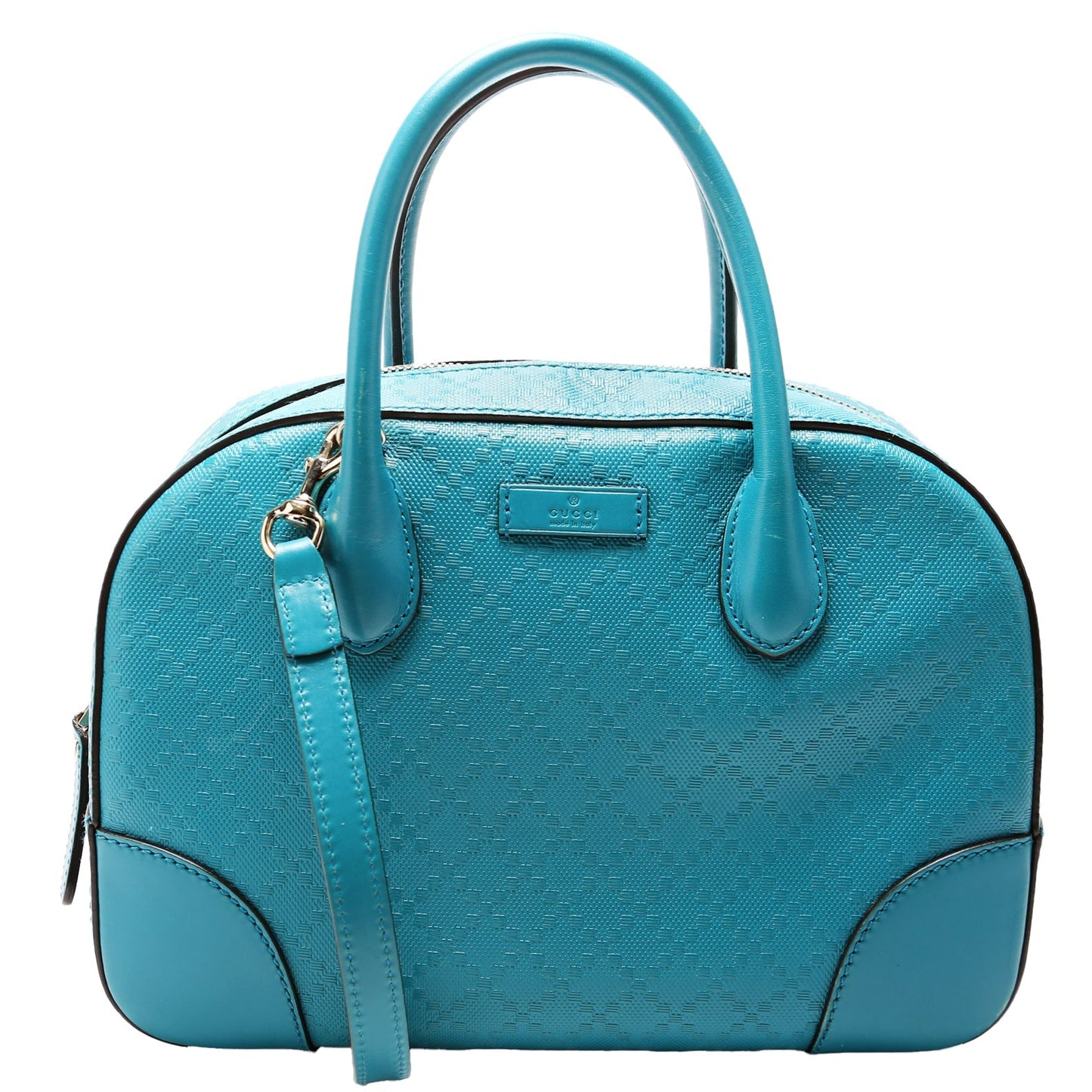 Gucci Diamante Teal Travel Bag