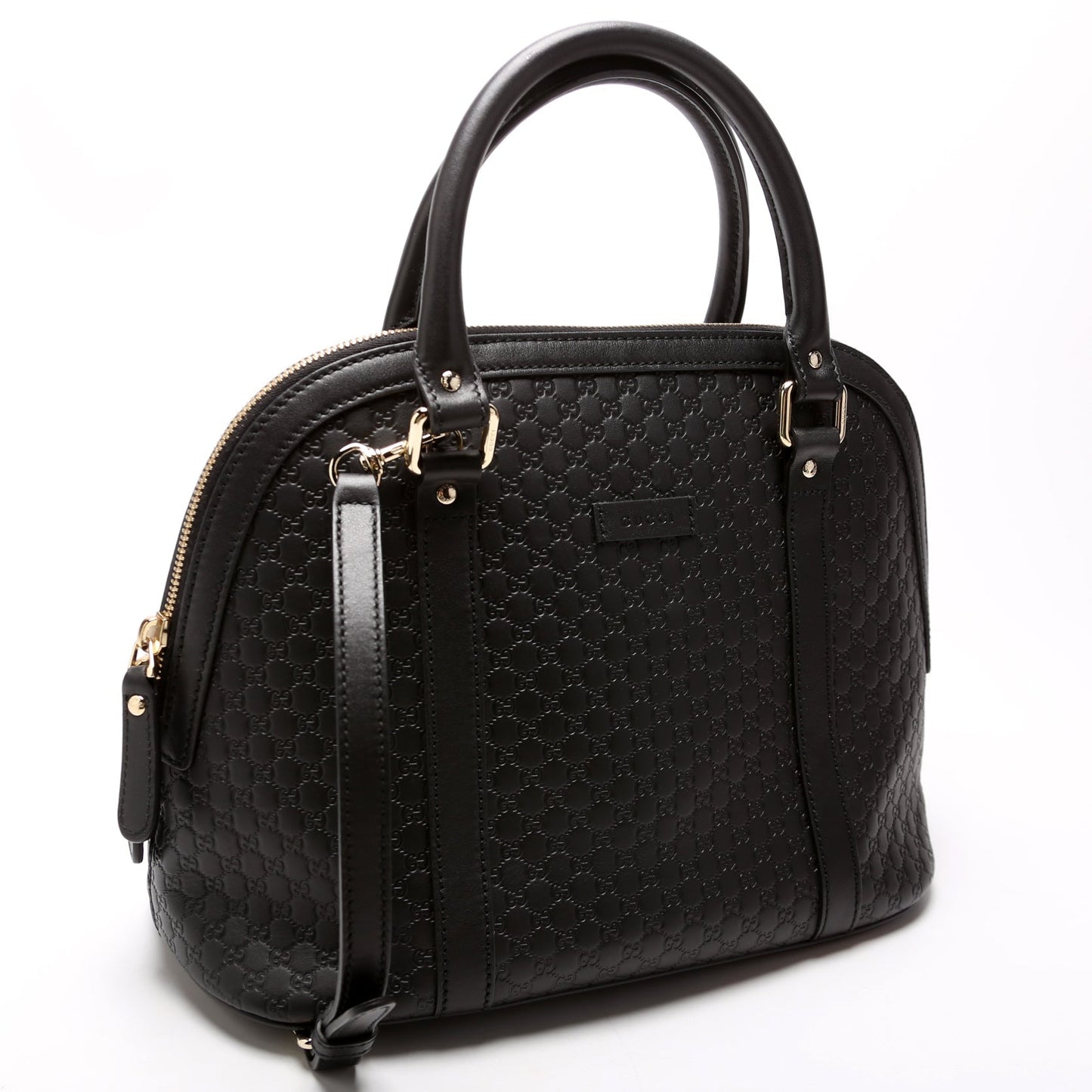 Gucci Dome Black Medium Travel Bag