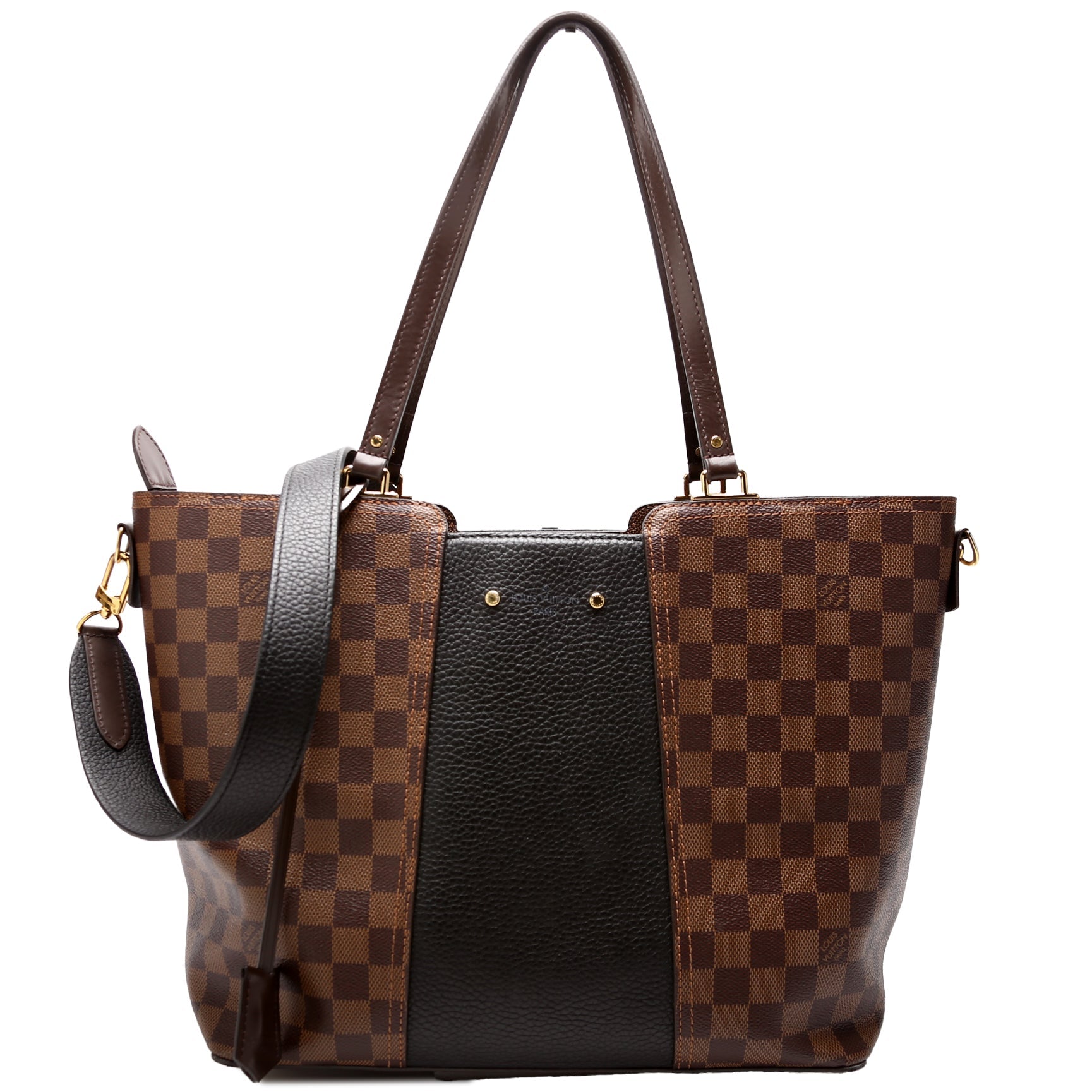 Louis Vuitton Jersey Ebene Damier Black Handbag