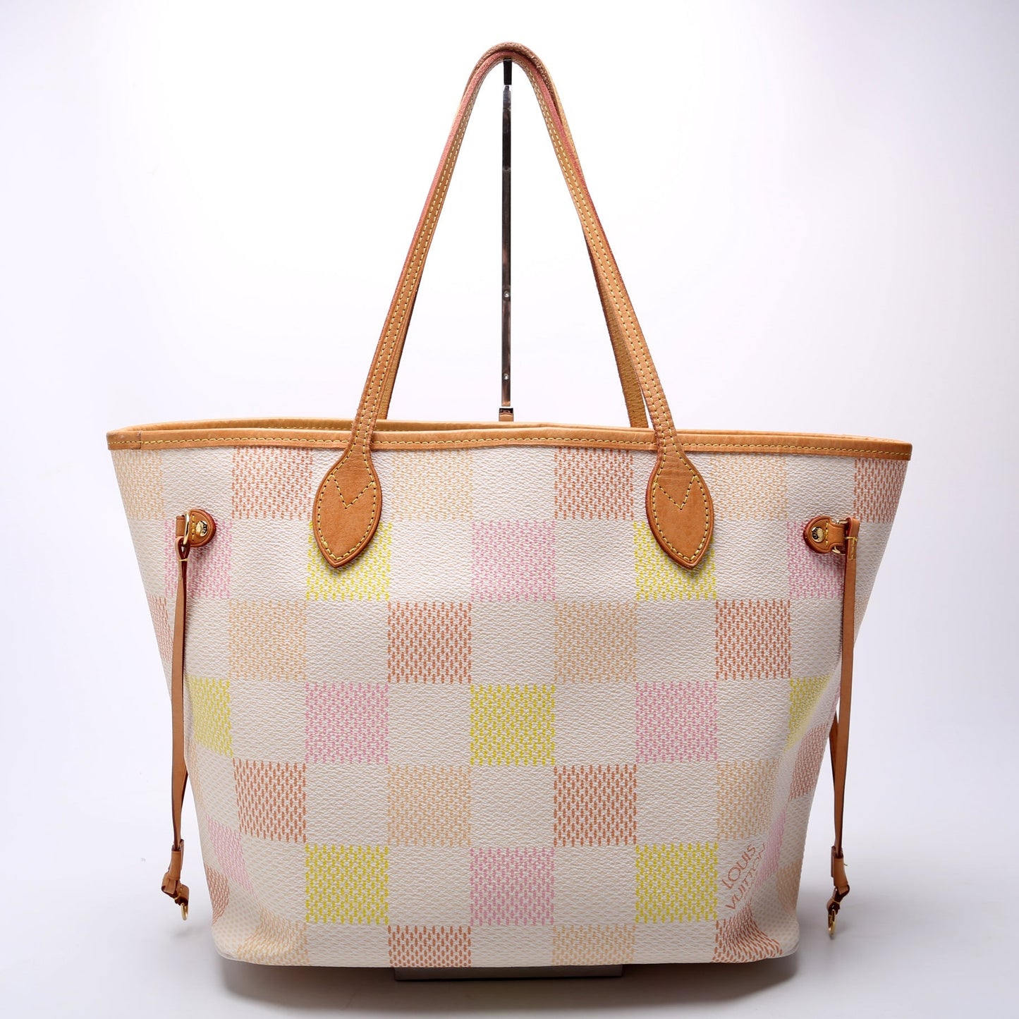 Louis Vuitton Neverfull W MM Giant Peach Damier Wallet Case