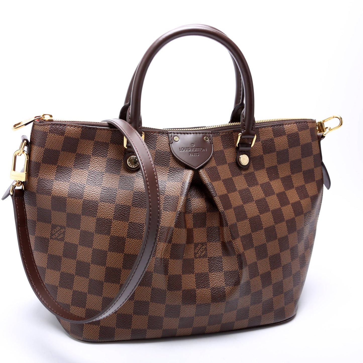 Louis Vuitton Siena Ebene PM Damier Handbag Ebene 9