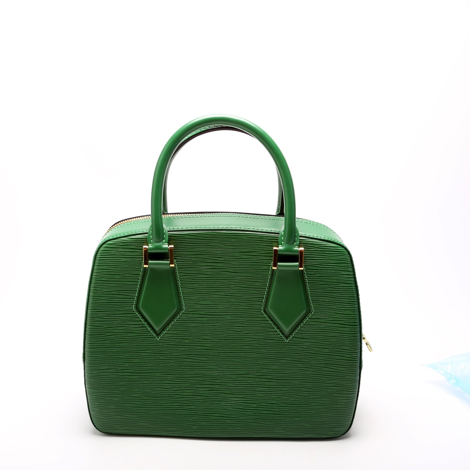 Louis Vuitton Sablon Green Epi Handbag