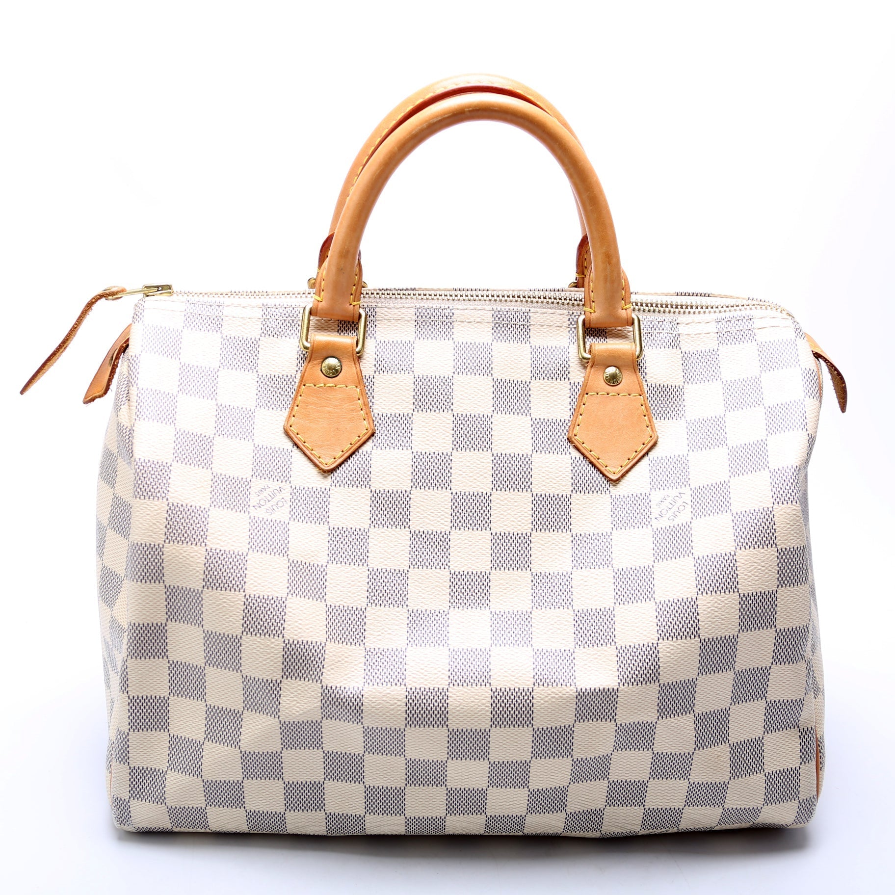 Louis Vuitton Speedy 30 Azur Damier Handbag Azur 46